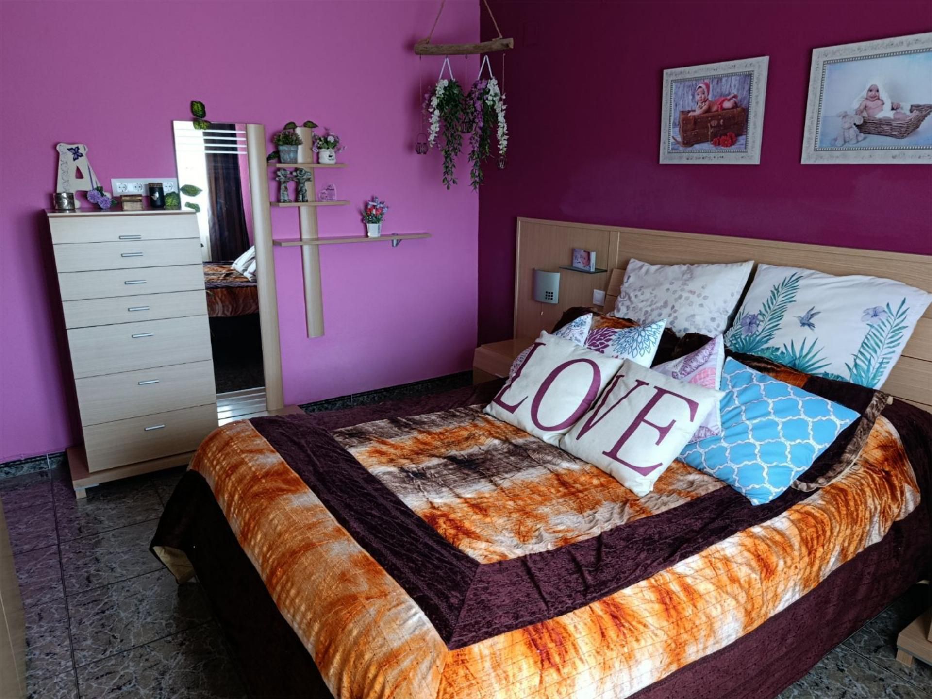 Bedroom of Single-family semi-detached for sale in Poblete  with Air Conditioner and Terrace