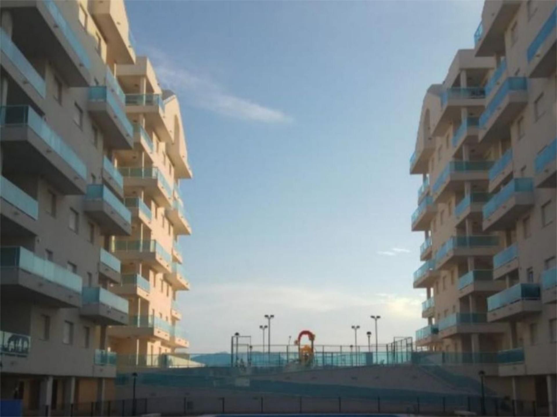 Exterior view of Flat for sale in Piles  with Terrace, Swimming Pool and Furnished