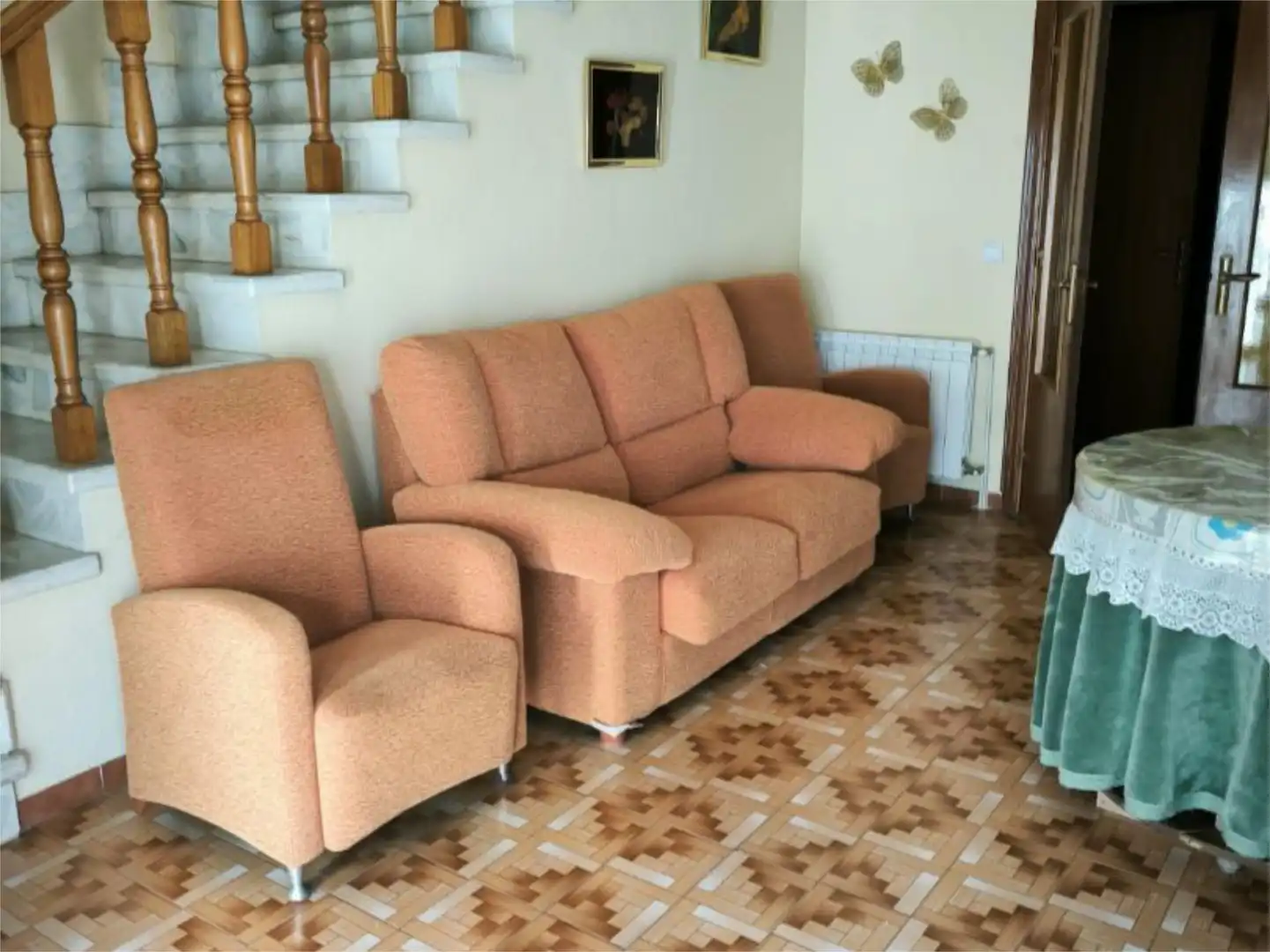 Living room of Detached homes for sale in Acebo  with Heating, Terrace and Furnished
