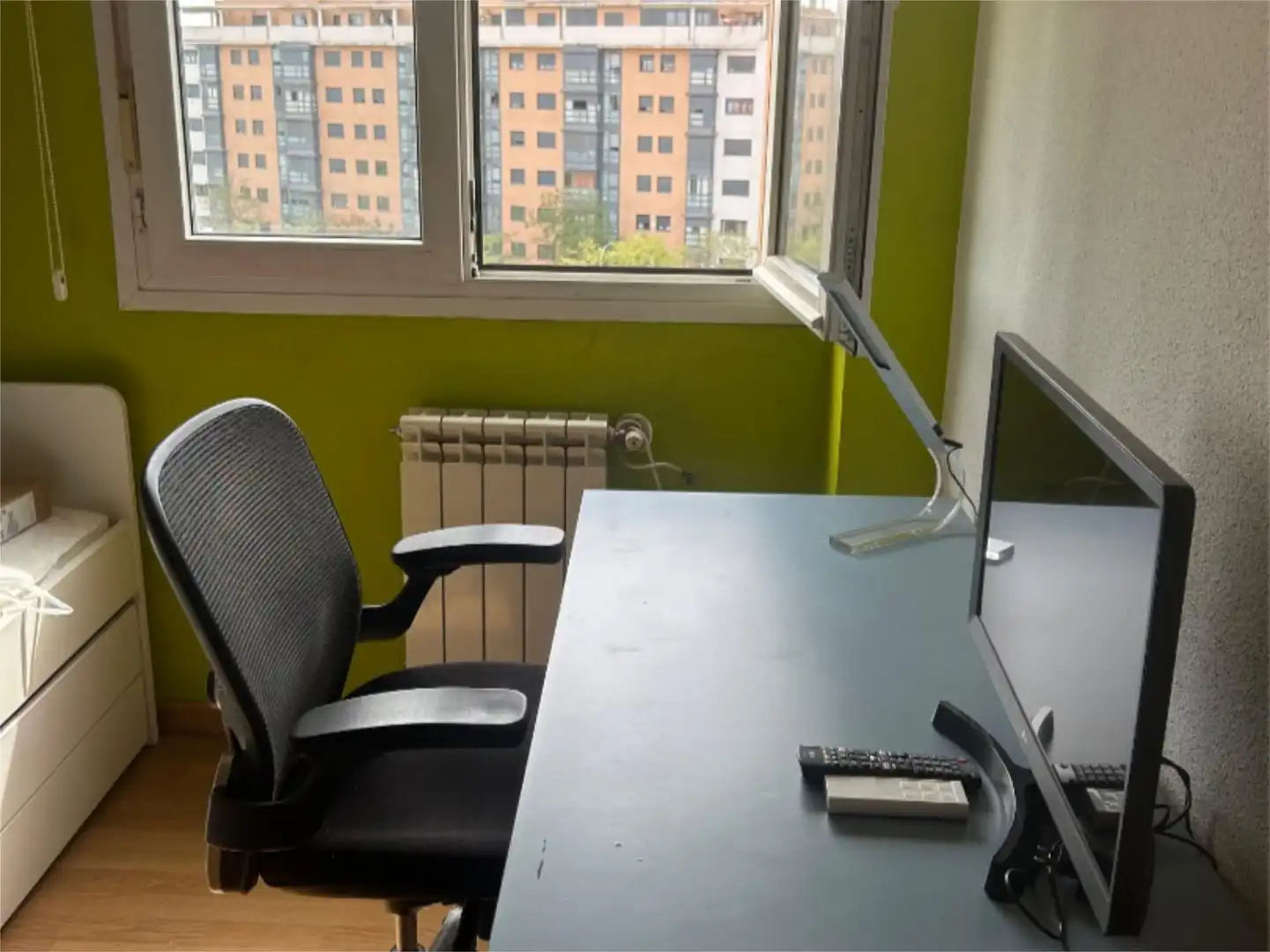 Flat for share in Madrid  with Air Conditioner, Heating and Private garden