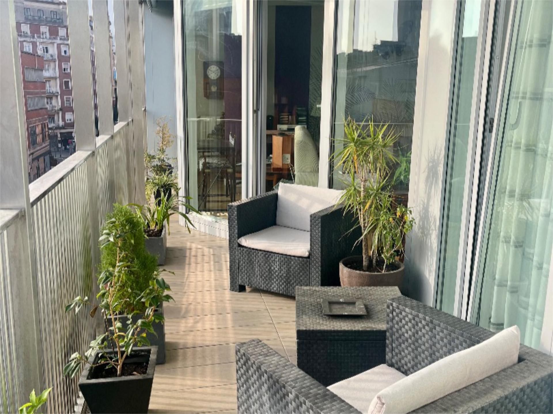Terrace of Flat for sale in Bilbao   with Heating, Parquet flooring and Terrace