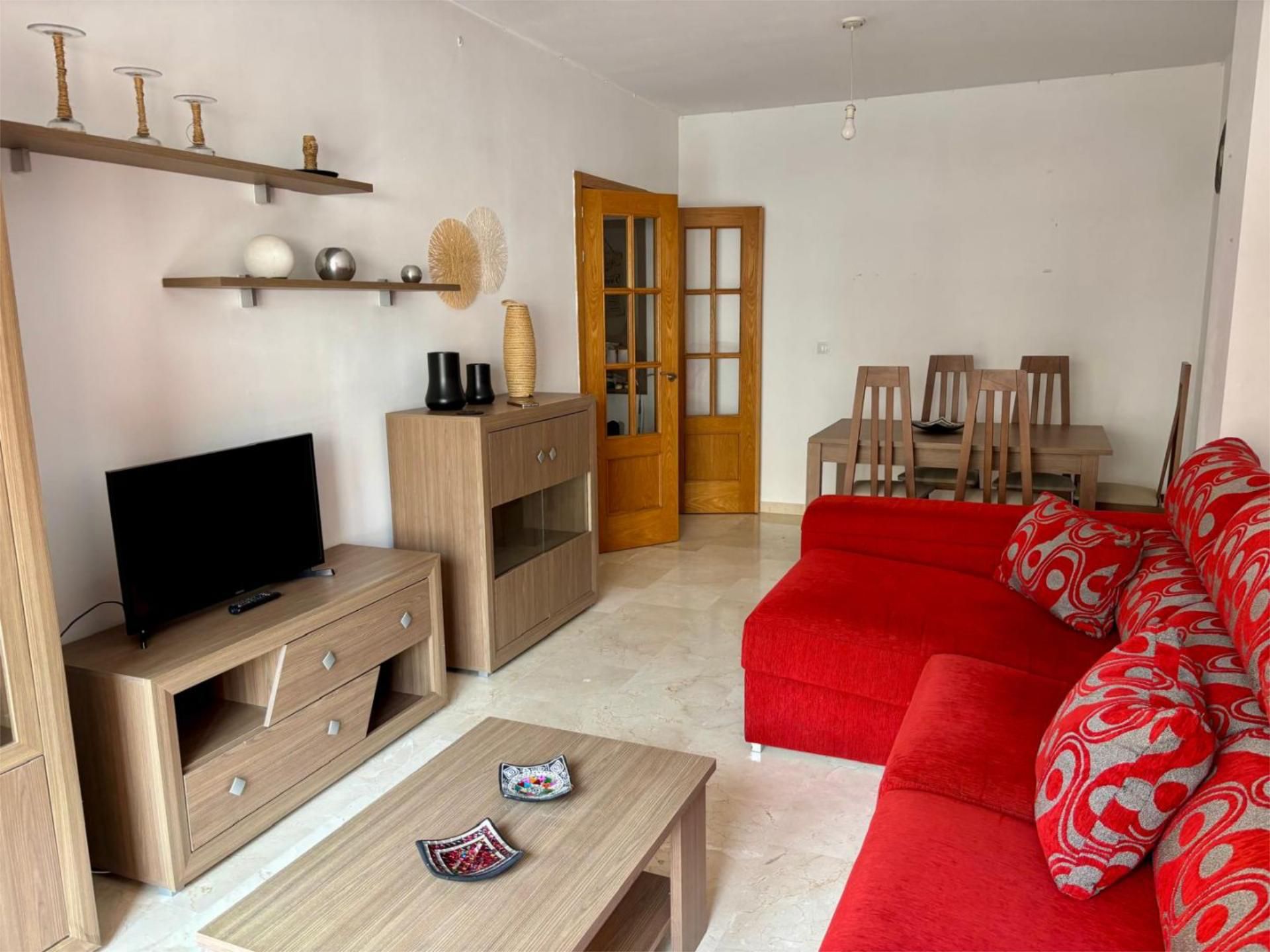 Living room of Flat to rent in  Ceuta Capital  with Air Conditioner, Terrace and Furnished