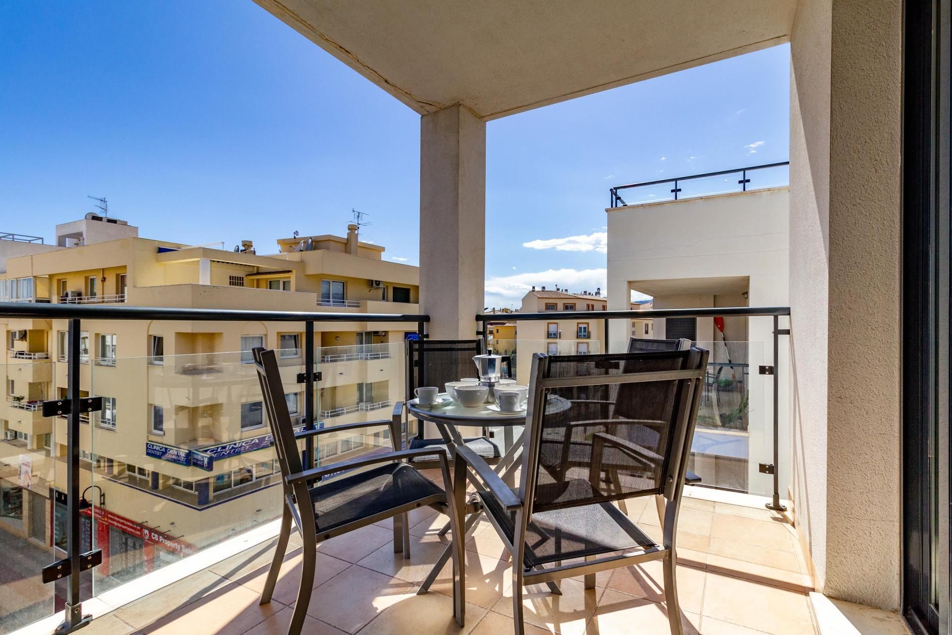 Terrassa de Pis de lloguer en Moraira amb Piscina, Moblat i Aparcament comunitari
