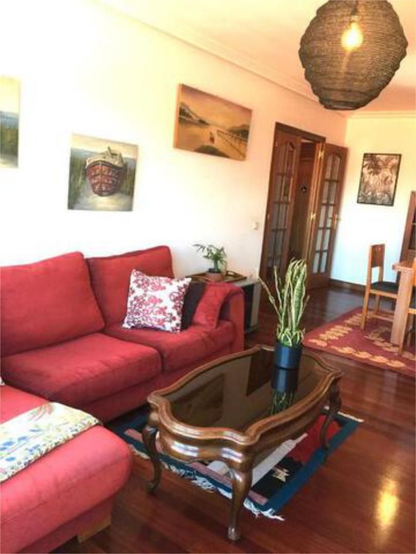 Sala de estar de Piso de alquiler en Vilagarcía de Arousa con Calefacción y Amueblado