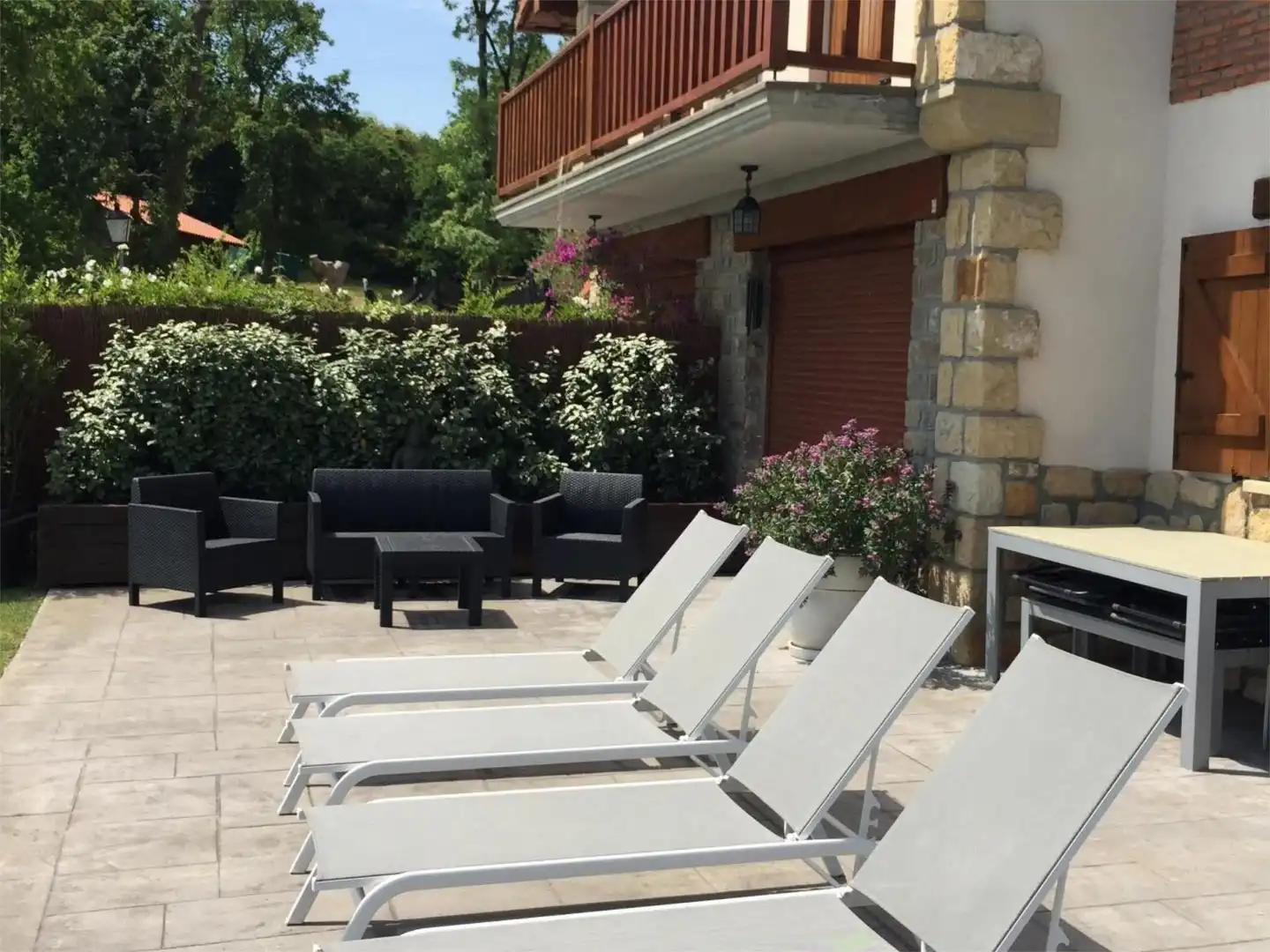 Flat for rent in Barrio Gornutz-Montaña, 9, Hondarribia Terrace of Flat for rent in Hondarribia with Heating, Private garden and Parquet flooring
