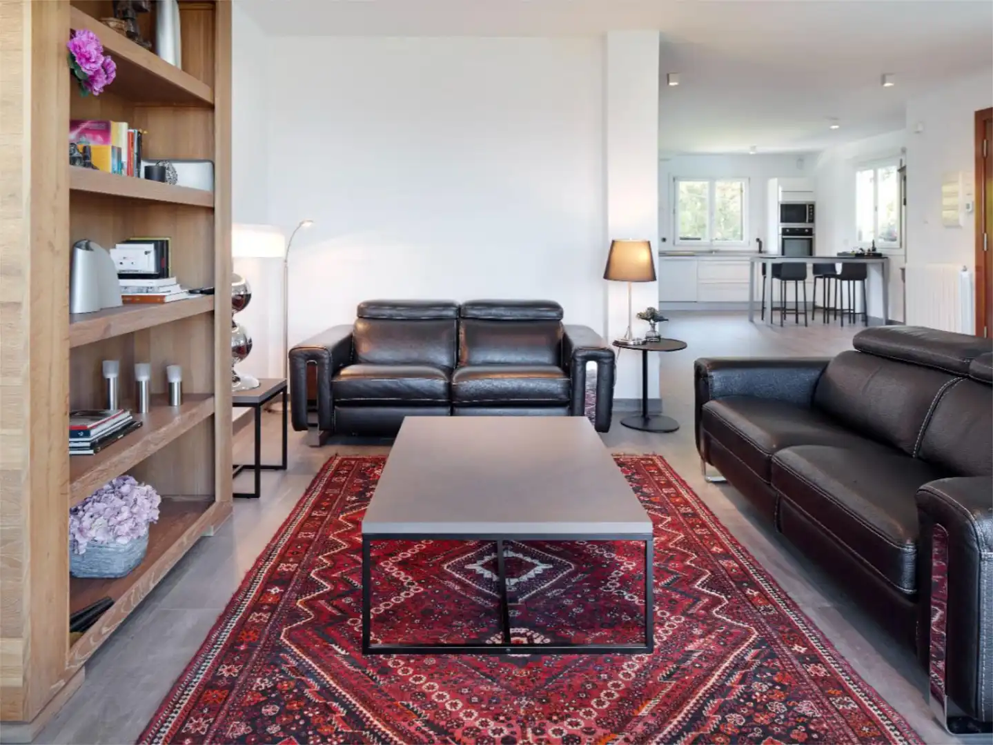 Flat for rent in Barrio Gornutz-Montaña, 9, Hondarribia Living room of Flat for rent in Hondarribia with Heating, Private garden and Parquet flooring