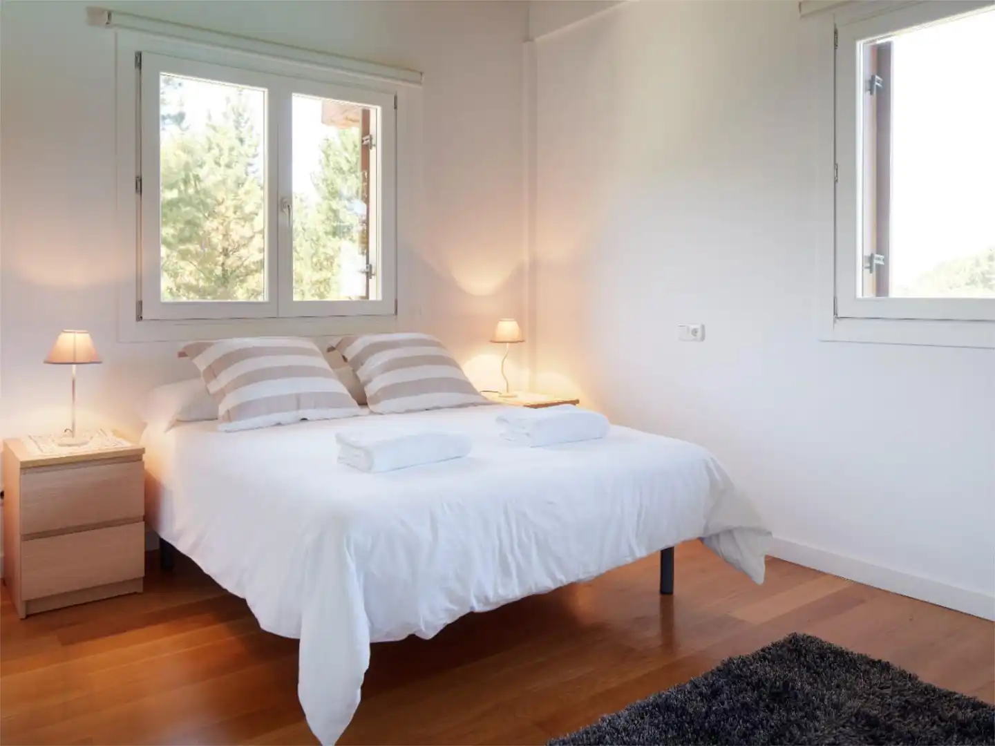 Flat for rent in Barrio Gornutz-Montaña, 9, Hondarribia Bedroom of Flat for rent in Hondarribia with Heating, Private garden and Parquet flooring