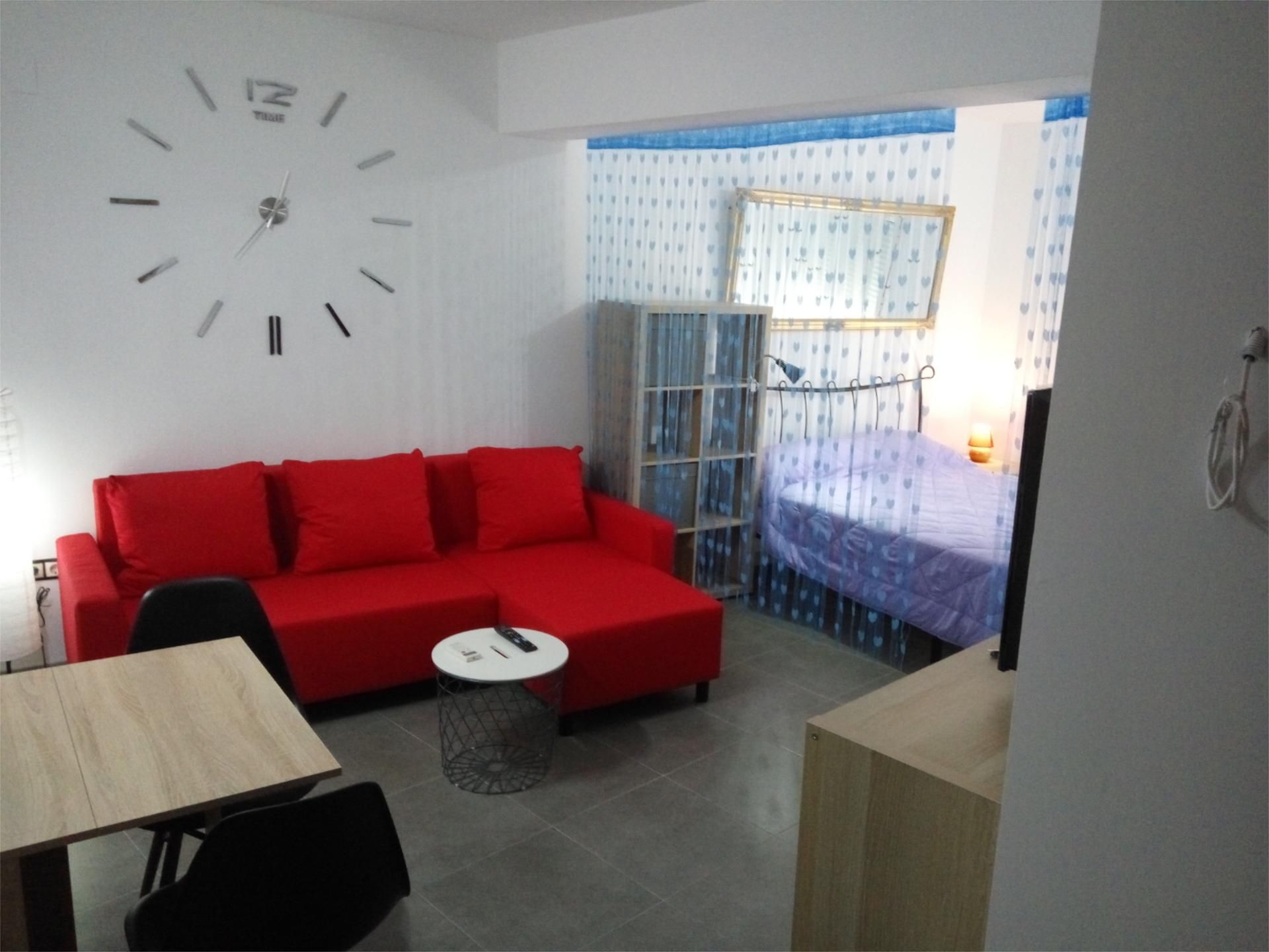 Bedroom of Study to rent in  Huelva Capital  with Air Conditioner, Heating and Washing machine