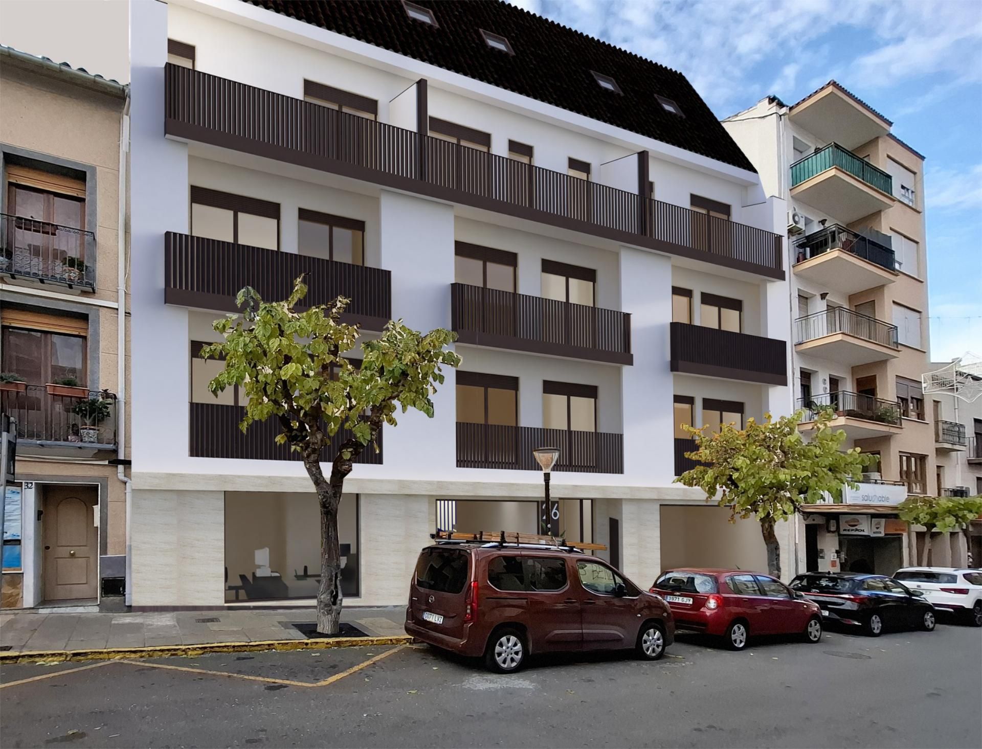 Attic for sale in Avenida de Juan Carlos I, 42, Ibi Exterior view of Attic for sale in Ibi  with Terrace, Swimming Pool and Balcony