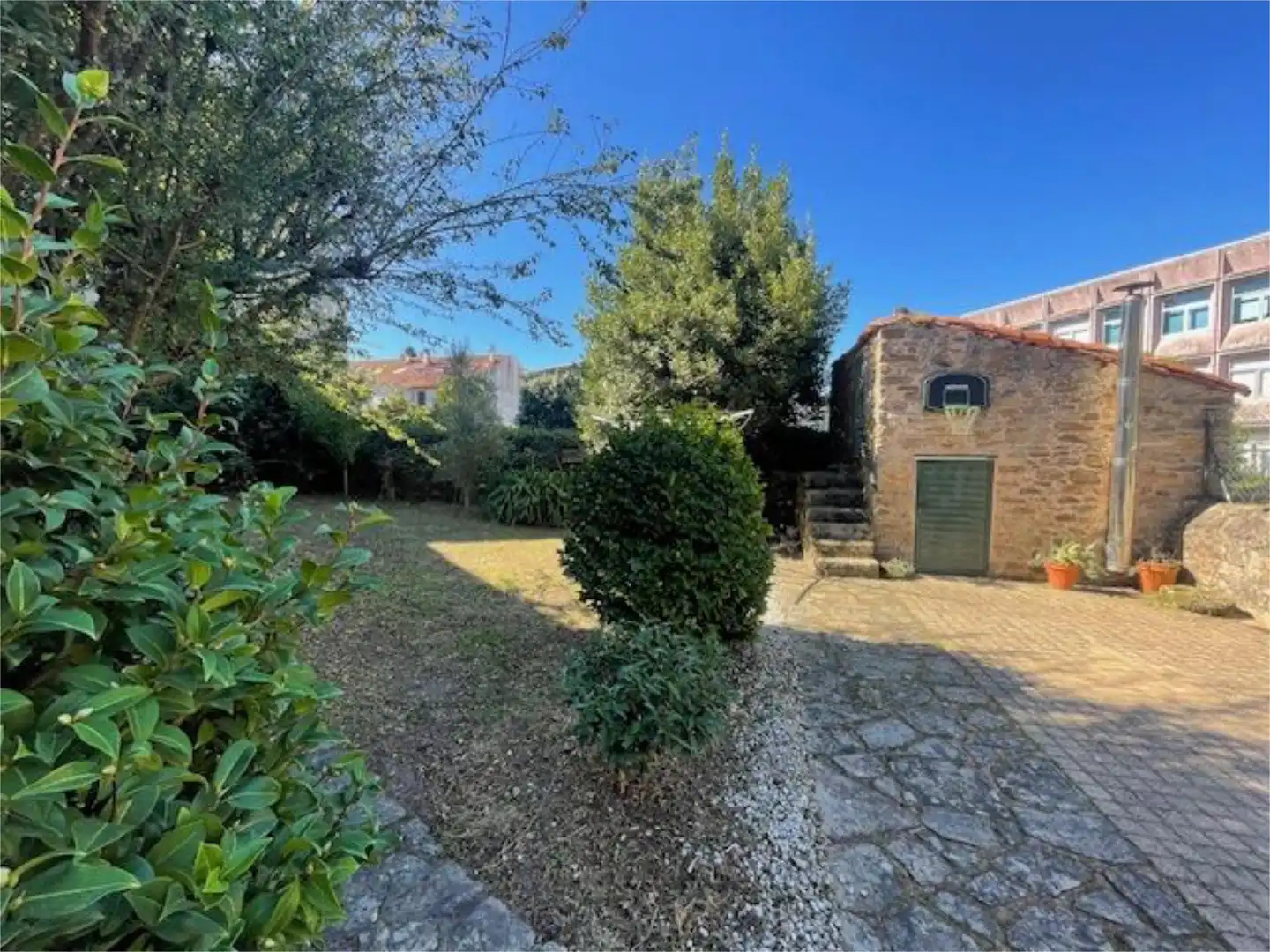 Jardí de Casa o xalet de lloguer en Santiago de Compostela 