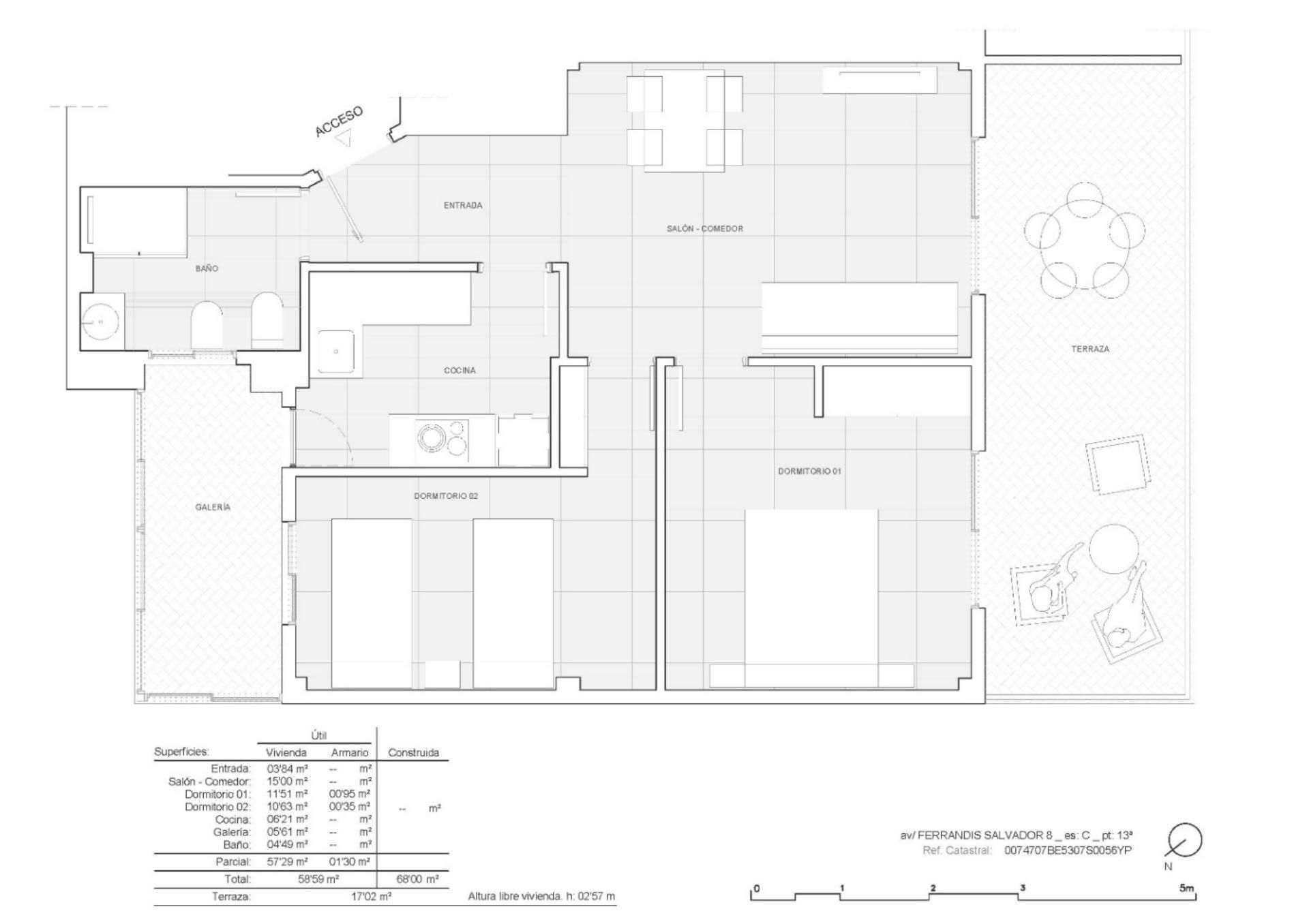 Apartment to rent in Avenida Ferrandis Salvador, 8, Torreón - La Almadraba Apartment to rent in Benicasim / Benicàssim with Air Conditioner, Heating and Terrace