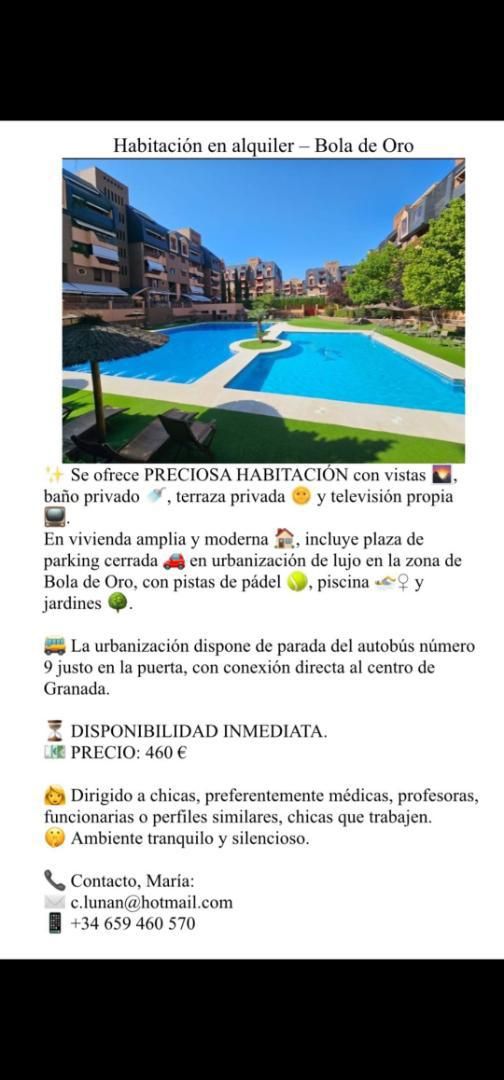 Flat to share in Calle Aconcagua, 48, Camino de los Neveros - Serrallo Exterior view of Flat to share in  Granada Capital  with Private garden, Terrace and Storage room