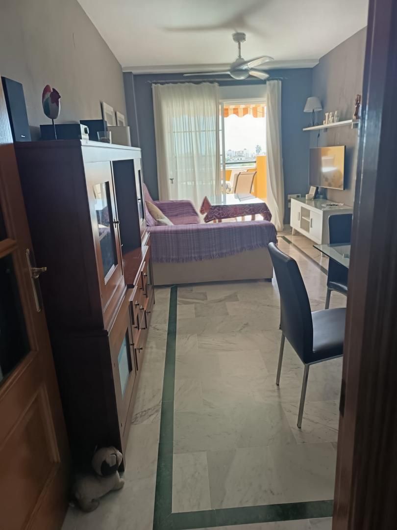 Sala d'estar de Pis de lloguer en Almuñécar amb Terrassa, Moblat i Balcó