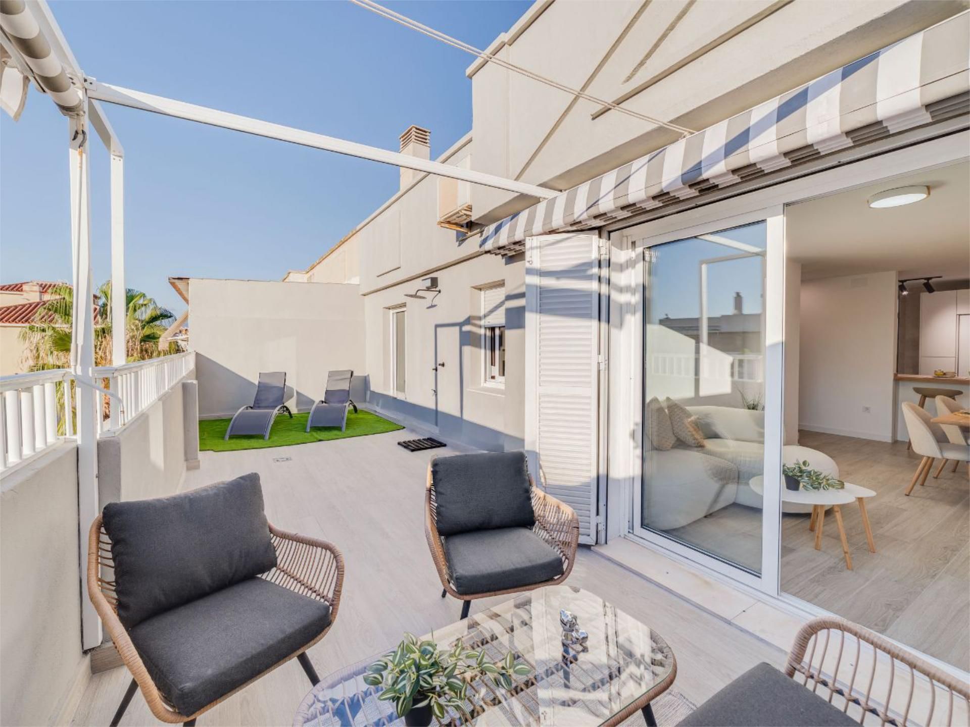 Terrassa de Pis en venda en Málaga Capital amb Aire condicionat, Calefacció i Jardí privat