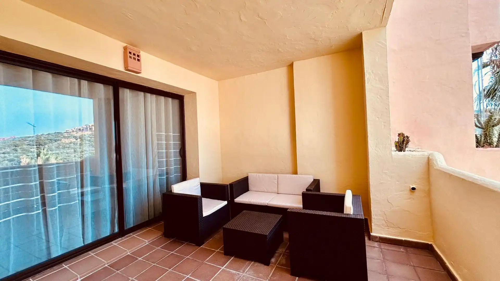 Terrace of Flat for sale in Manilva  with Air Conditioner, Heating and Private garden