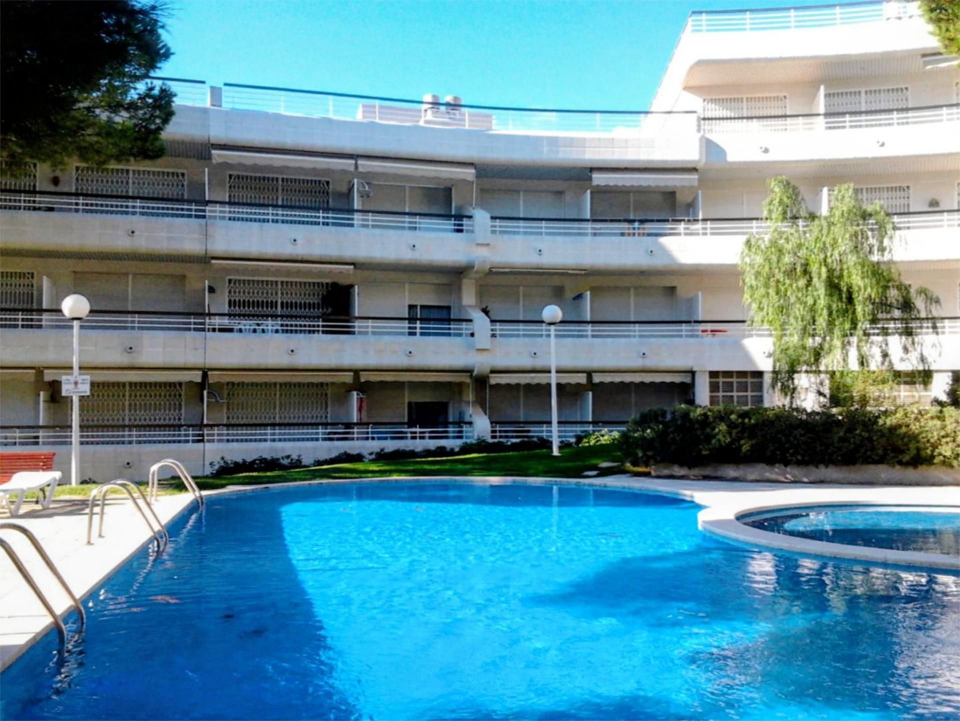 Swimming pool of Flat for sale in Palamós  with Parquet flooring, Terrace and Swimming Pool