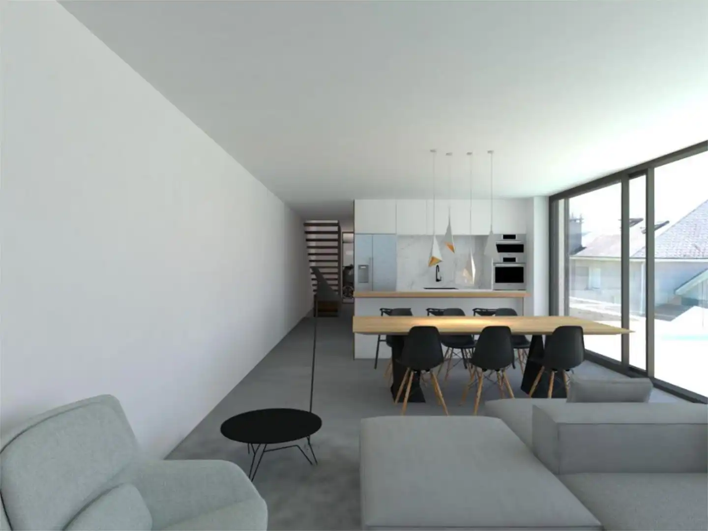 Casa o xalet en venda a Lugar Reis-Padriñan, Sanxenxo pueblo Sala d'estar de Casa o xalet en venda en Sanxenxo amb Aire condicionat, Calefacció i Jardí privat