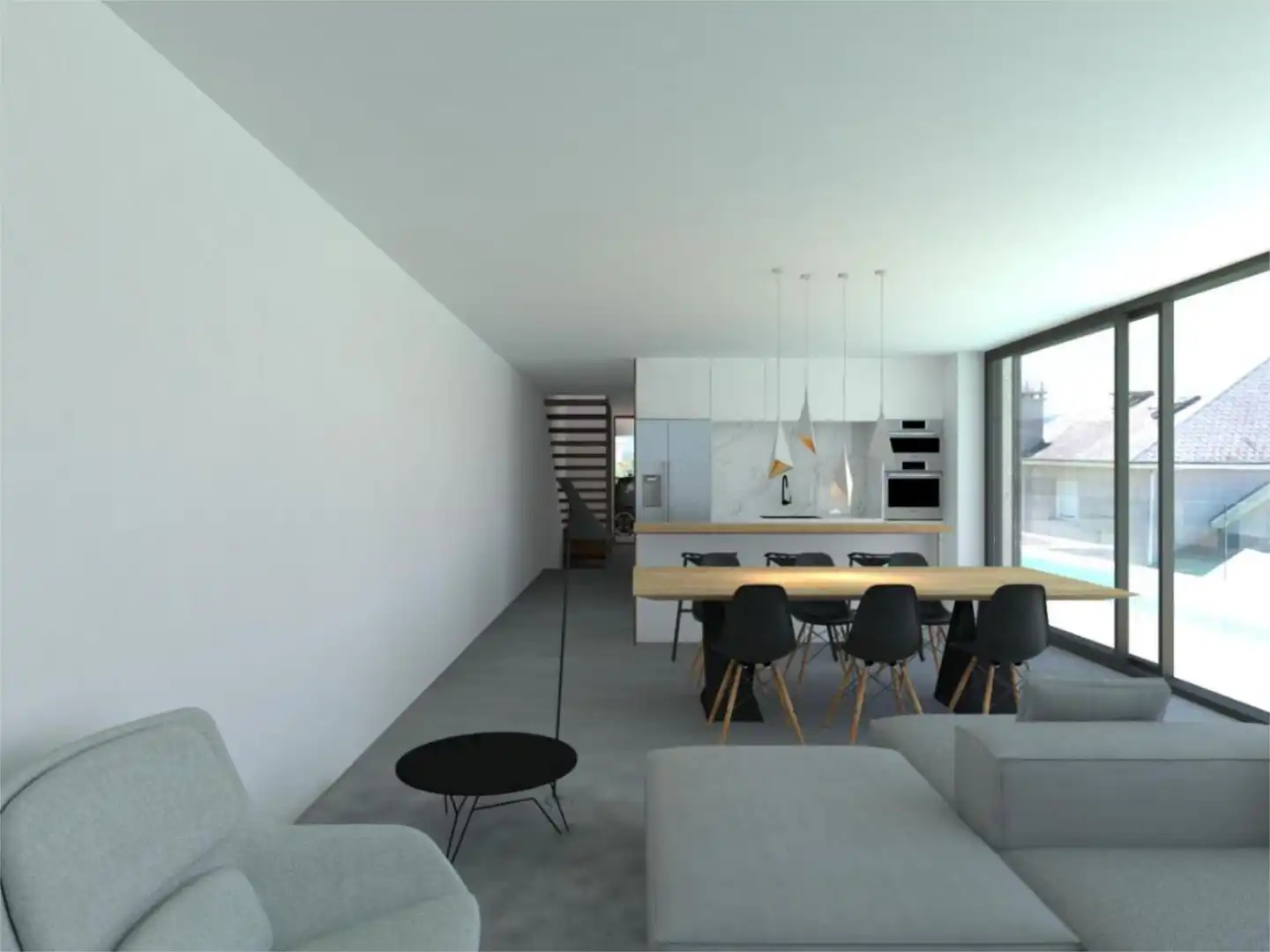 Casa o xalet en venda a Lugar Reis-Padriñan, Sanxenxo pueblo Sala d'estar de Casa o xalet en venda en Sanxenxo amb Aire condicionat, Calefacció i Jardí privat