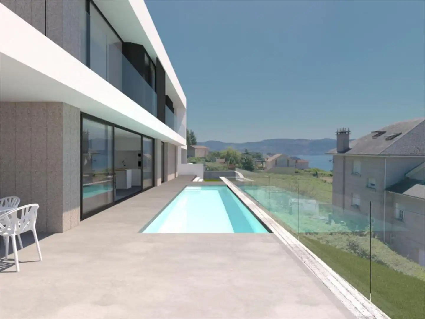 Casa o xalet en venda a Lugar Reis-Padriñan, Sanxenxo pueblo Piscina de Casa o xalet en venda en Sanxenxo amb Aire condicionat, Calefacció i Jardí privat