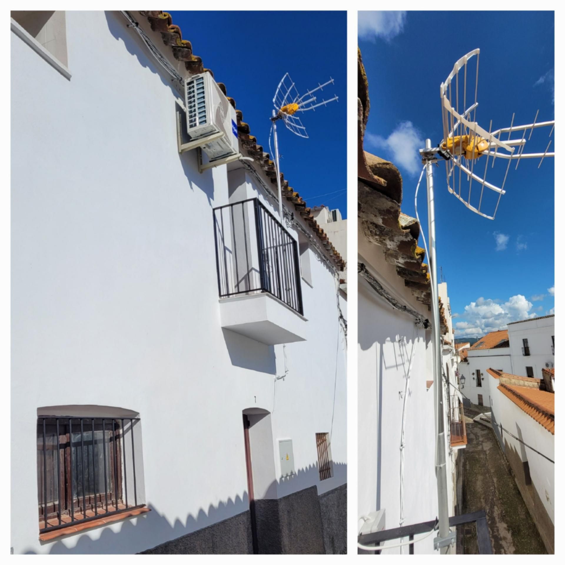 Casa adosada en venda a Rua de los Arcos, 7, Aroche Vista exterior de Casa adosada en venda en Aroche amb Aire condicionat, Traster i Moblat