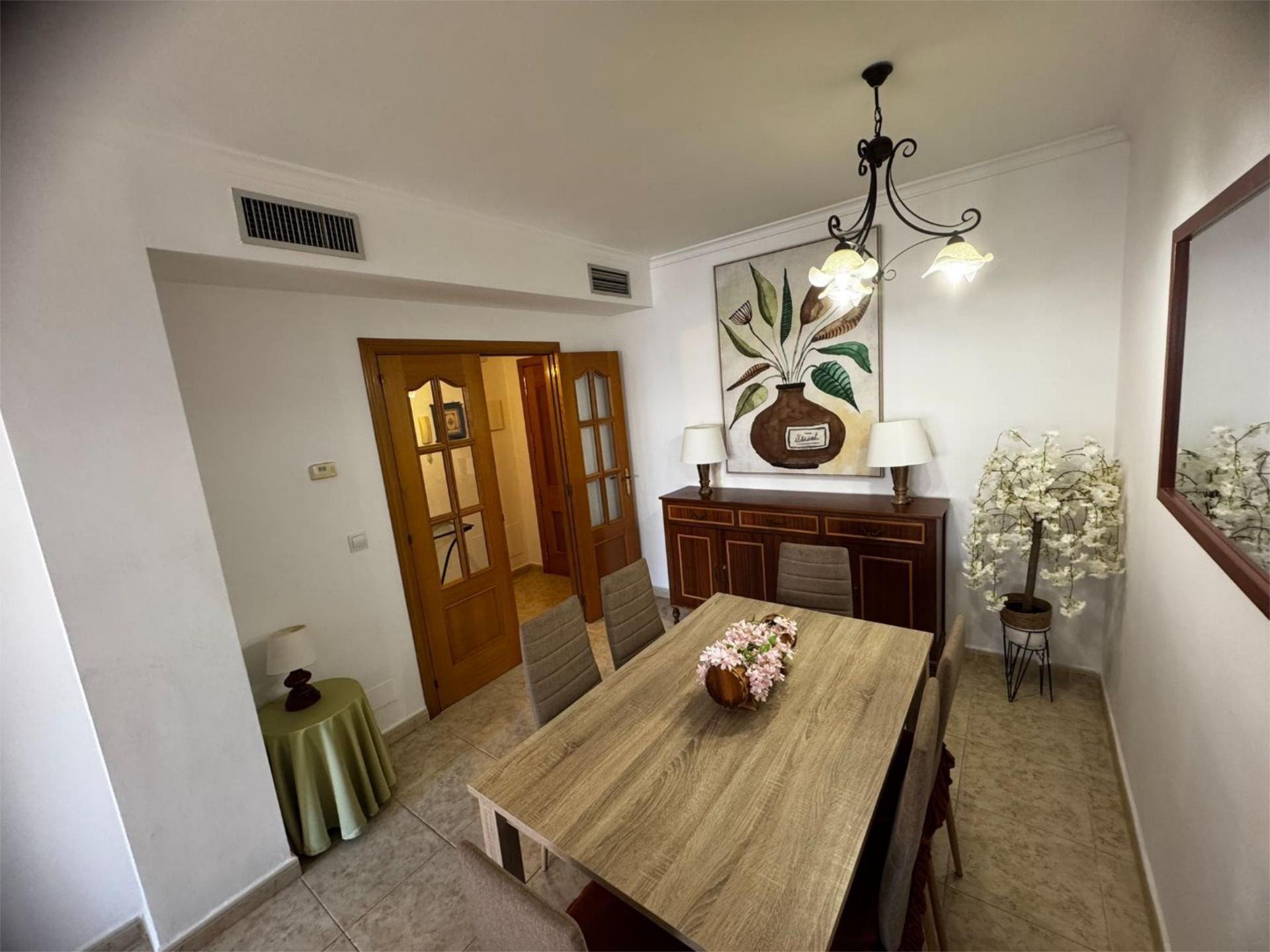 Dining room of Flat to rent in Águilas  with Heating, Terrace and Swimming Pool