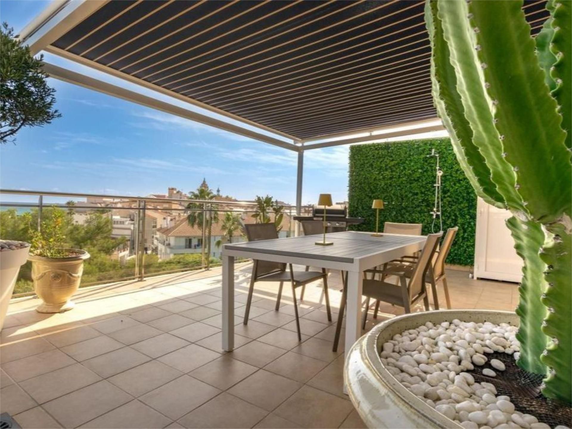 Attic to rent in Carrer de Joan Maragall, 16, Aiguadolç - Sant Sebastià Terrace of Attic to rent in Sitges  with Air Conditioner and Terrace
