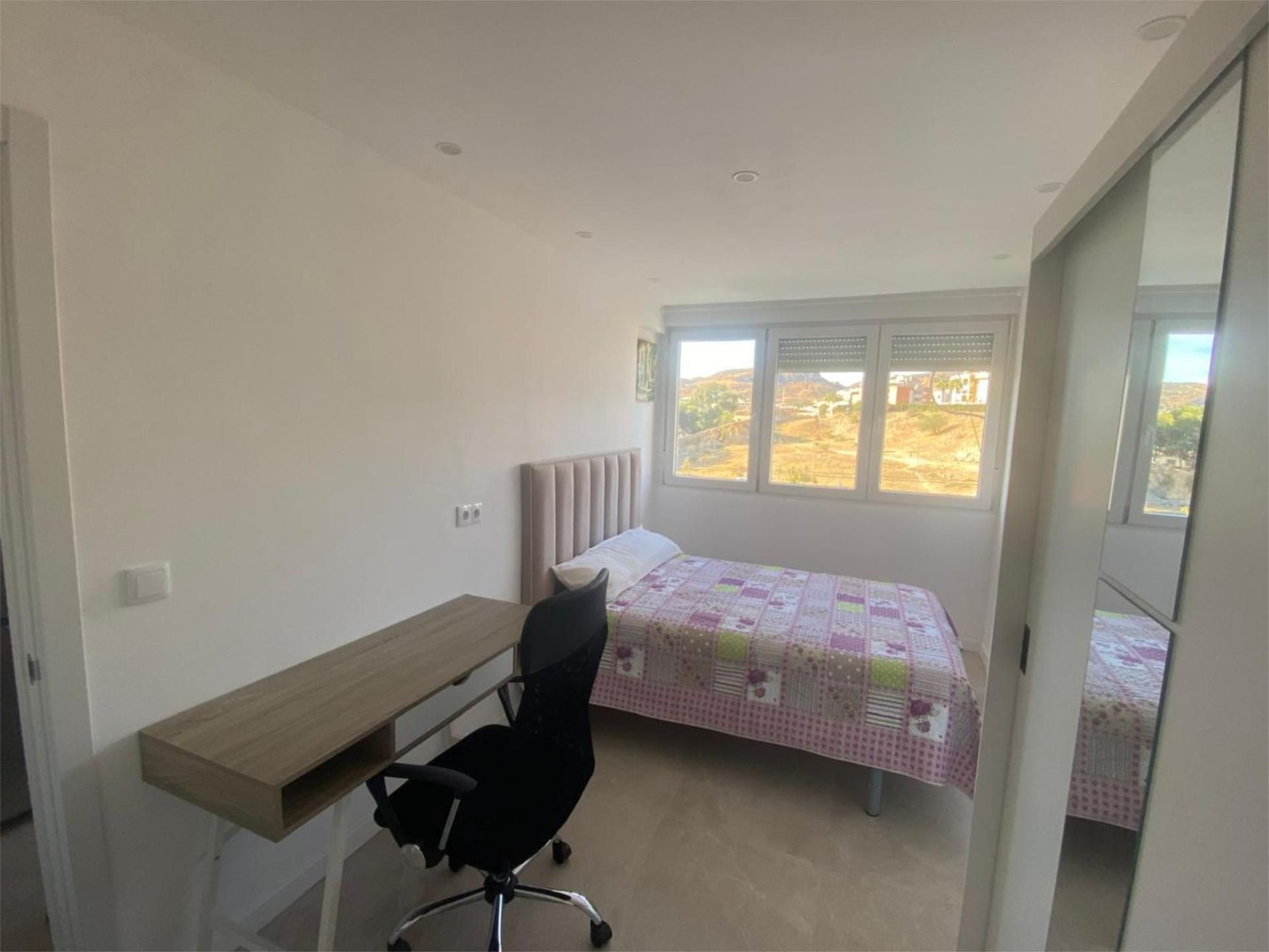 Bedroom of Flat to share in Málaga Capital  with Air Conditioner, Heating and Furnished