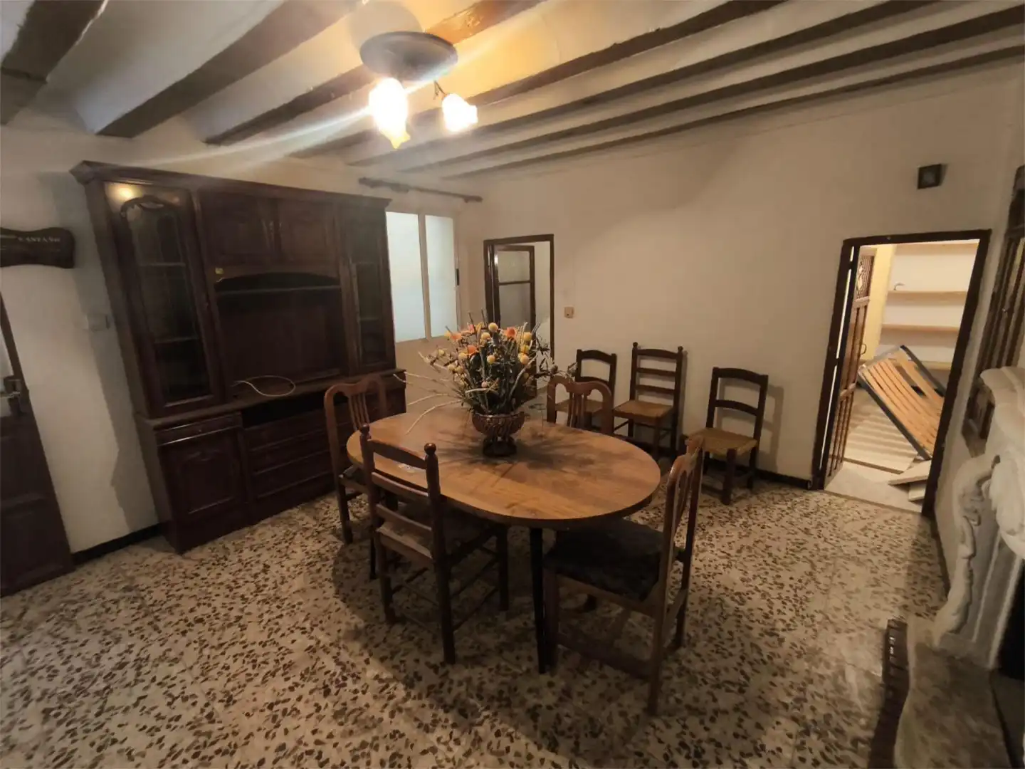 Casa adosada en venda a A-326, 19, Huéscar Menjador de Casa adosada en venda en Huéscar amb Aire condicionat, Jardí privat i Terrassa