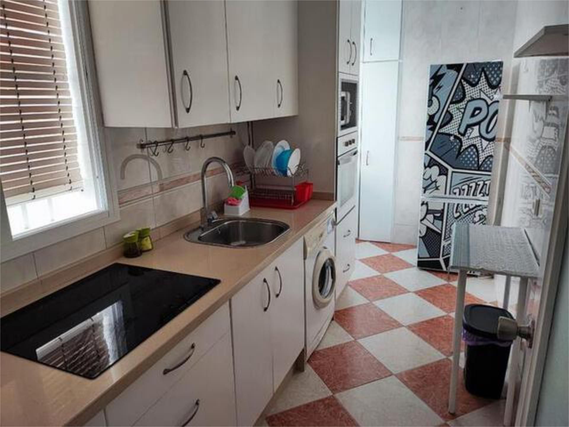 Kitchen of Flat to rent in  Huelva Capital  with Heating, Furnished and Pets allowed