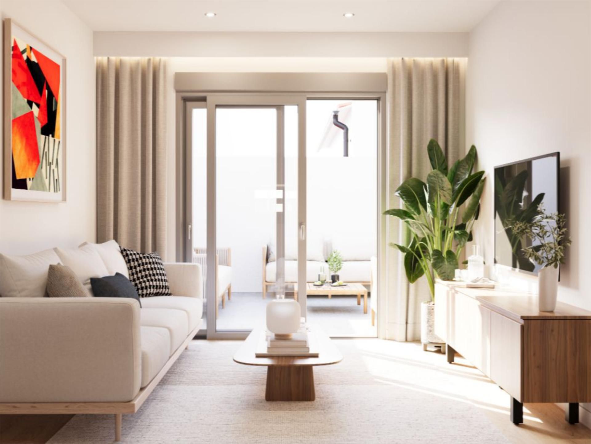 Flat for sale in Avenida Los Molinos, 24a, Mota del Cuervo Living room of Flat for sale in Mota del Cuervo  with Balcony