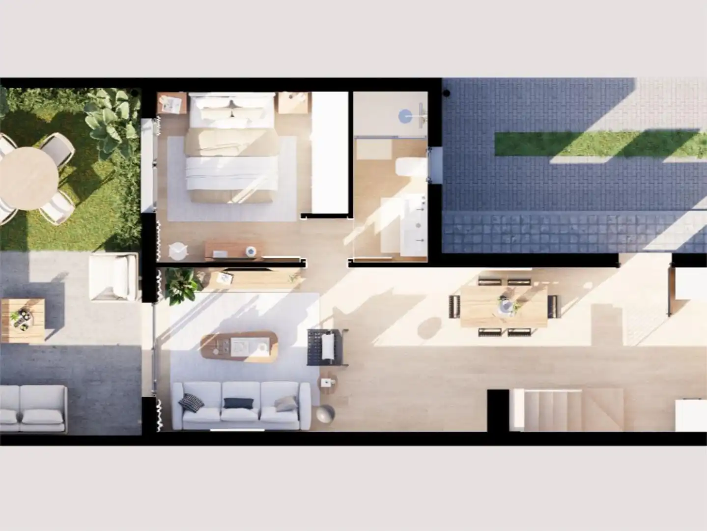 Piso en venta en Avenida los Molinos, Mota del Cuervo Habitación de Piso en venta en Mota del Cuervo con Jardín privado y Balcón