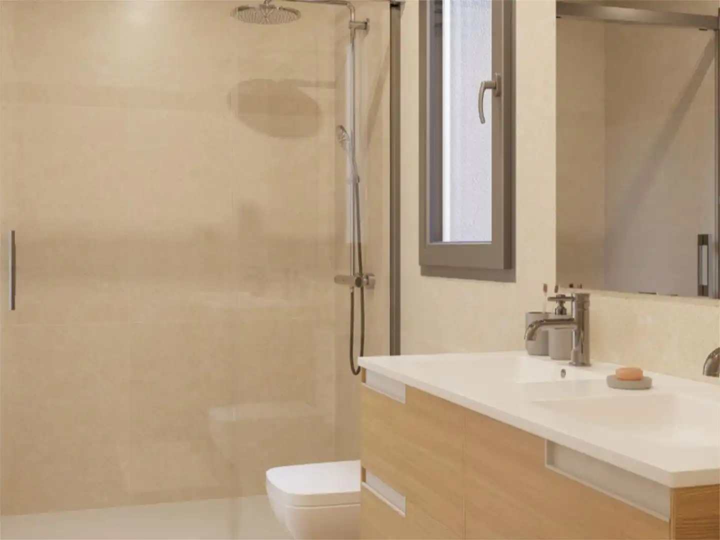 Piso en venta en Avenida los Molinos, Mota del Cuervo Baño de Piso en venta en Mota del Cuervo con Jardín privado y Balcón