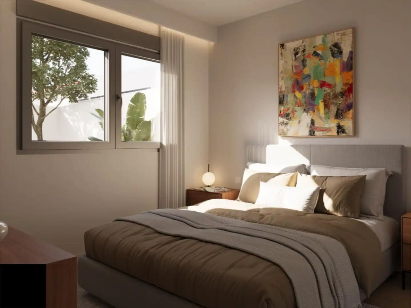 Piso en venta en Avenida los Molinos, Mota del Cuervo Habitación de Piso en venta en Mota del Cuervo con Jardín privado y Balcón