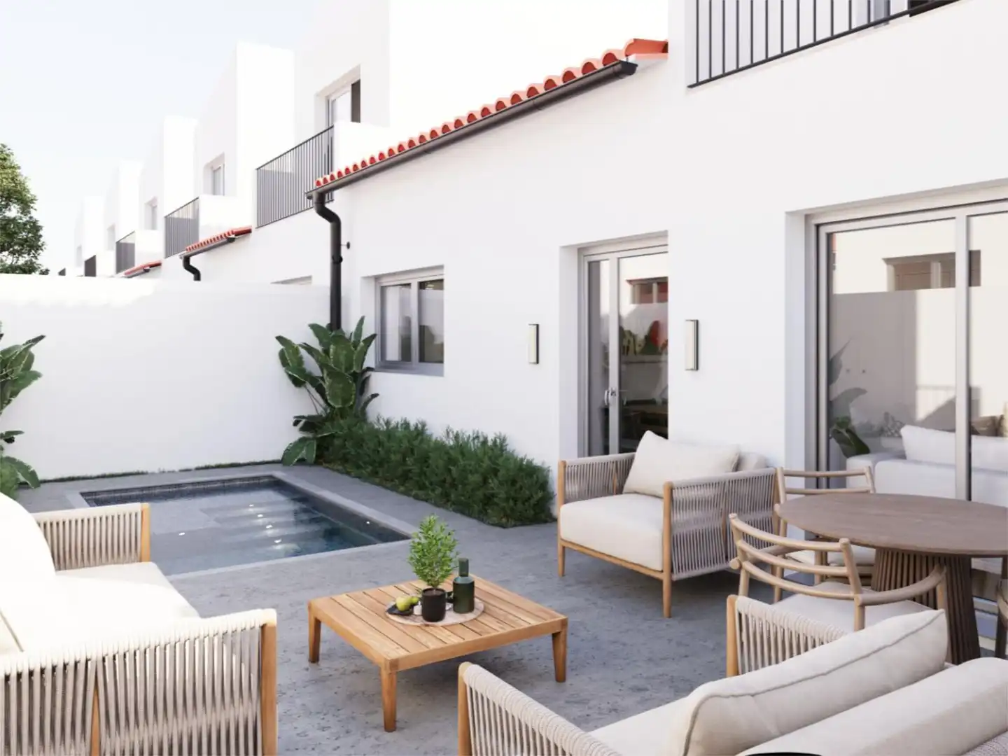 Piso en venta en Avenida los Molinos, Mota del Cuervo Terraza de Piso en venta en Mota del Cuervo con Jardín privado y Balcón