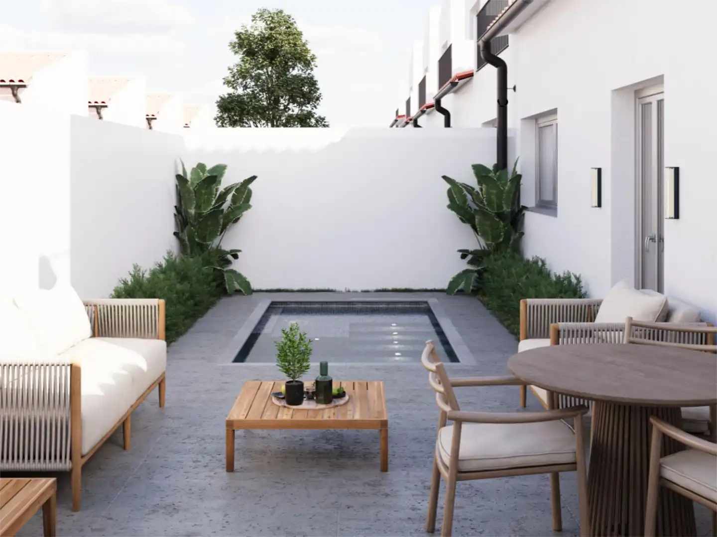 Piso en venta en Avenida los Molinos, Mota del Cuervo Terraza de Piso en venta en Mota del Cuervo con Jardín privado y Balcón