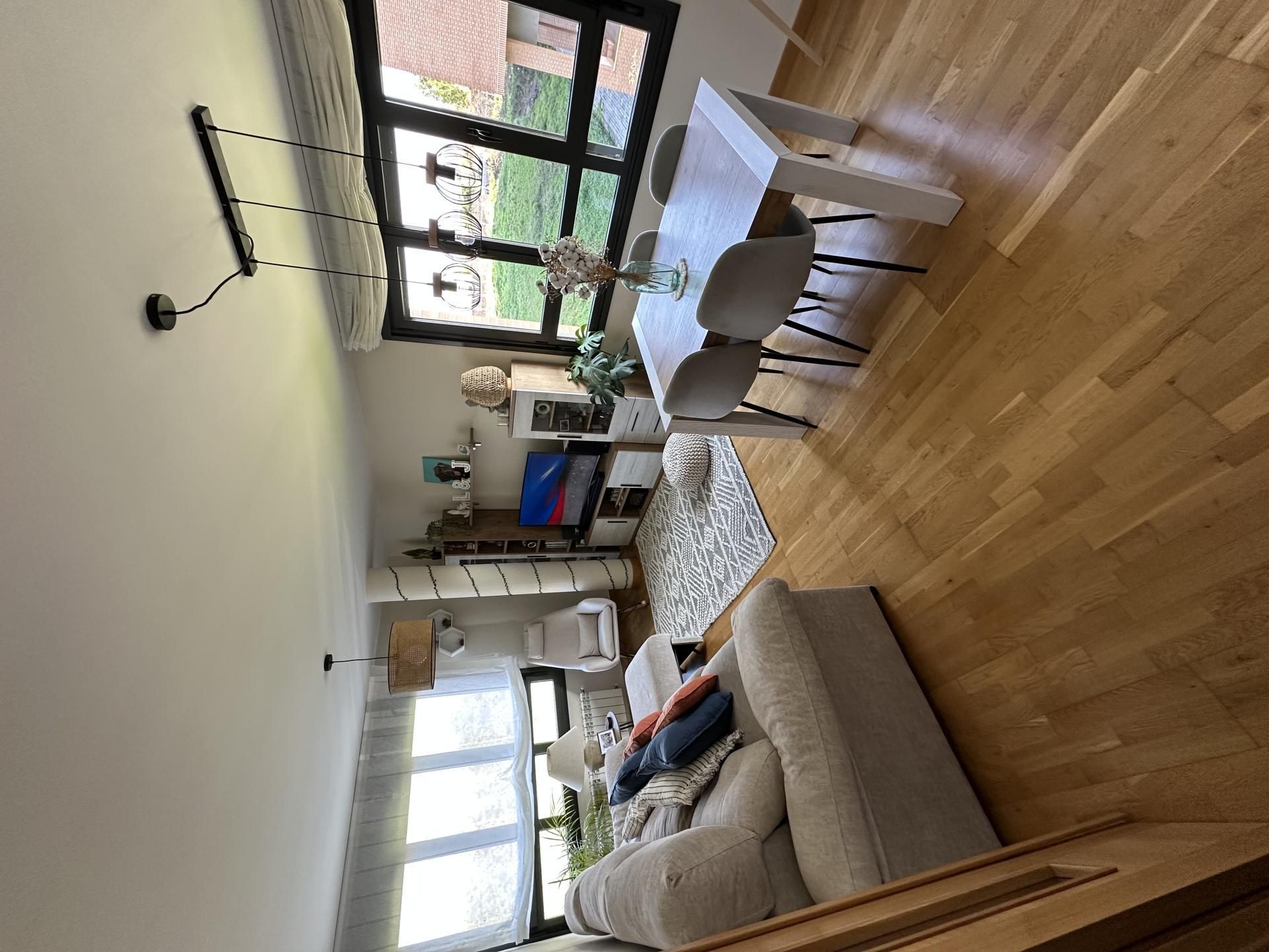 Living room of Flat for sale in Gijón   with Heating, Storage room and Furnished