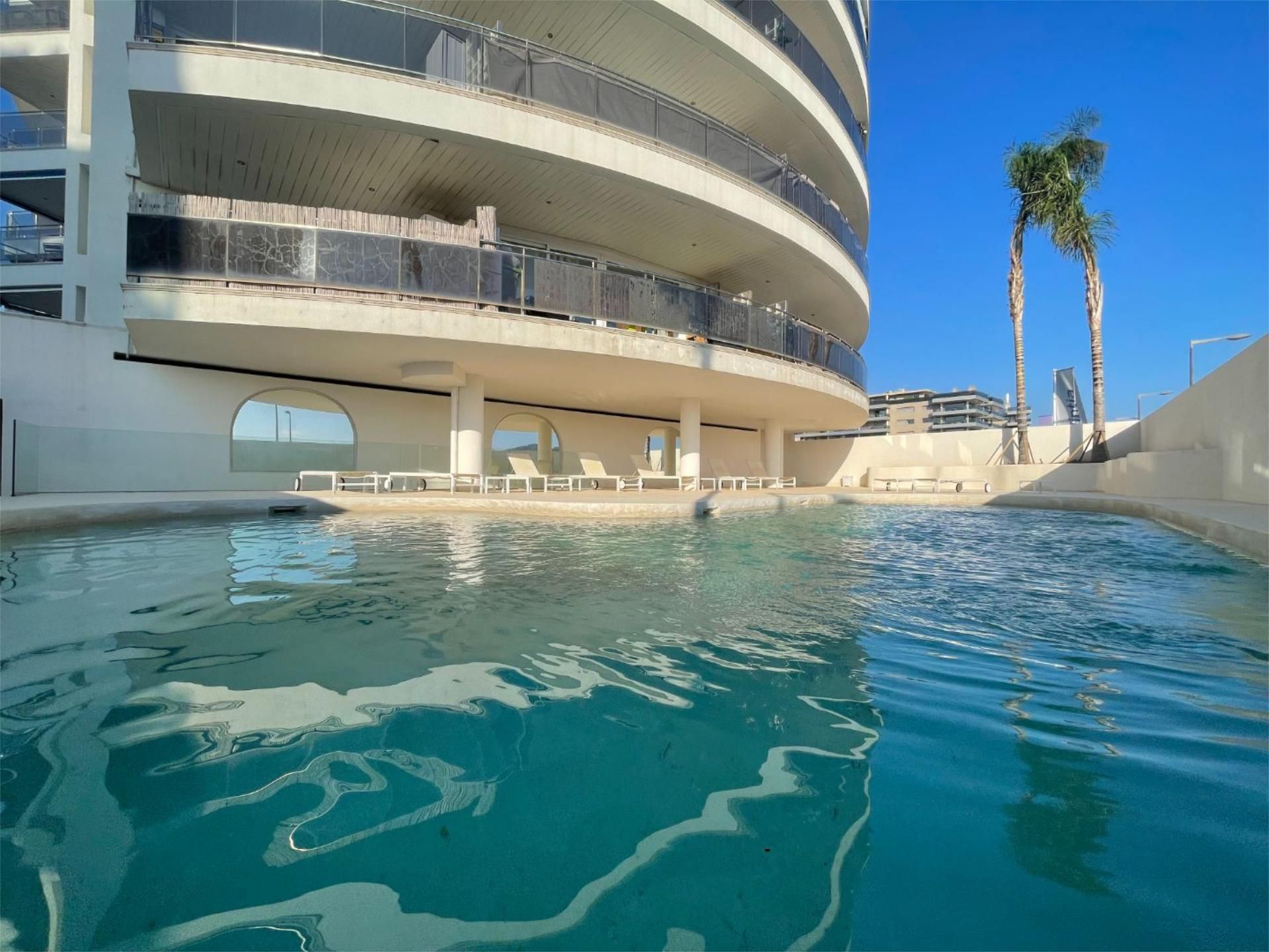 Flat to rent in Carrer de S´illa Negra, 4, Marina Botafoc - Platja de Talamanca Swimming pool of Flat to rent in Eivissa  with Air Conditioner, Swimming Pool and Balcony