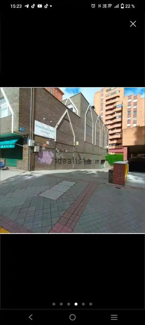 Vista exterior de Garaje en venta en Valladolid