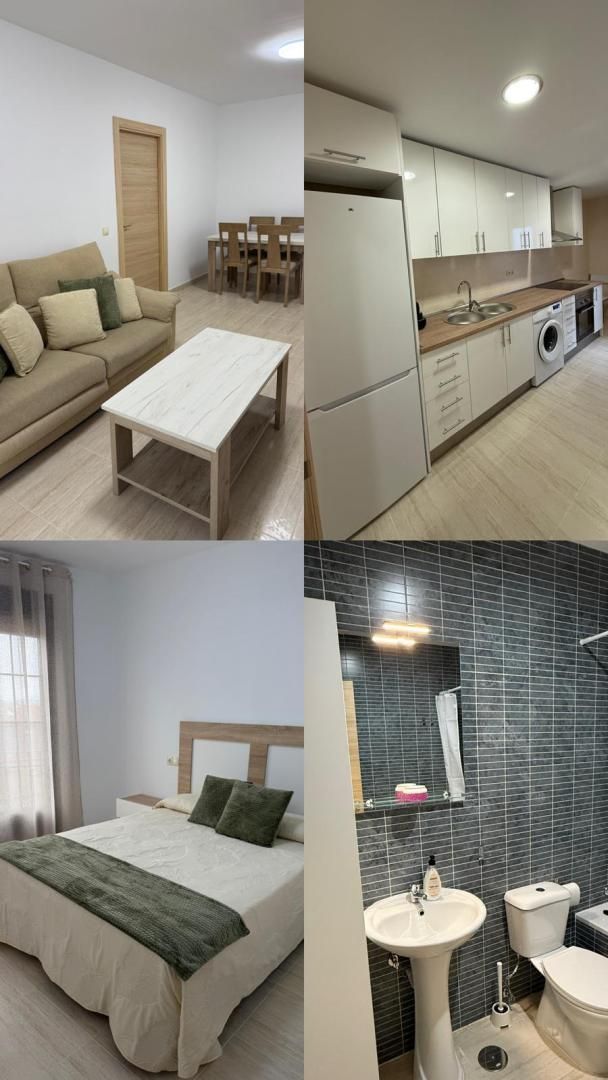 Küche von Wohnung miete in Socuéllamos mit Heizung, Möbliert und Balkon