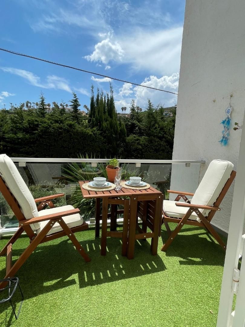 Flat to rent in Urbanización Pueblo Mexicano, 208, San Luis de Sabinillas Terrace of Flat to rent in Manilva  with Air Conditioner, Heating and Private garden