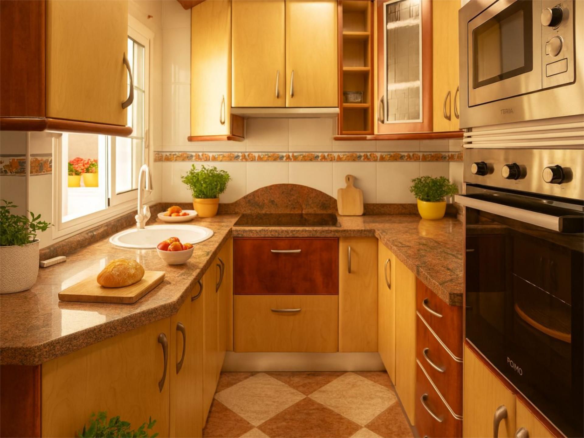 Pis en venda a Avenida de la Cruz, 73, Los Ángeles - Cruz de Caravaca Cuina de Pis en venda en  Almería Capital amb Terrassa i Balcó