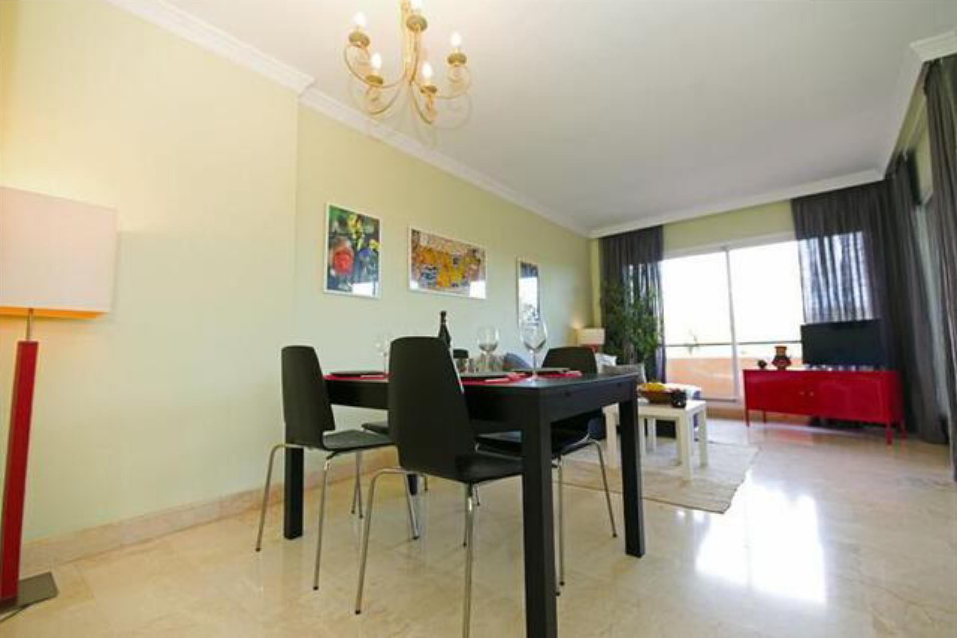 Flat for sale in Santa María Dining room of Flat for sale in Marbella with Private garden, Terrace and Swimming Pool