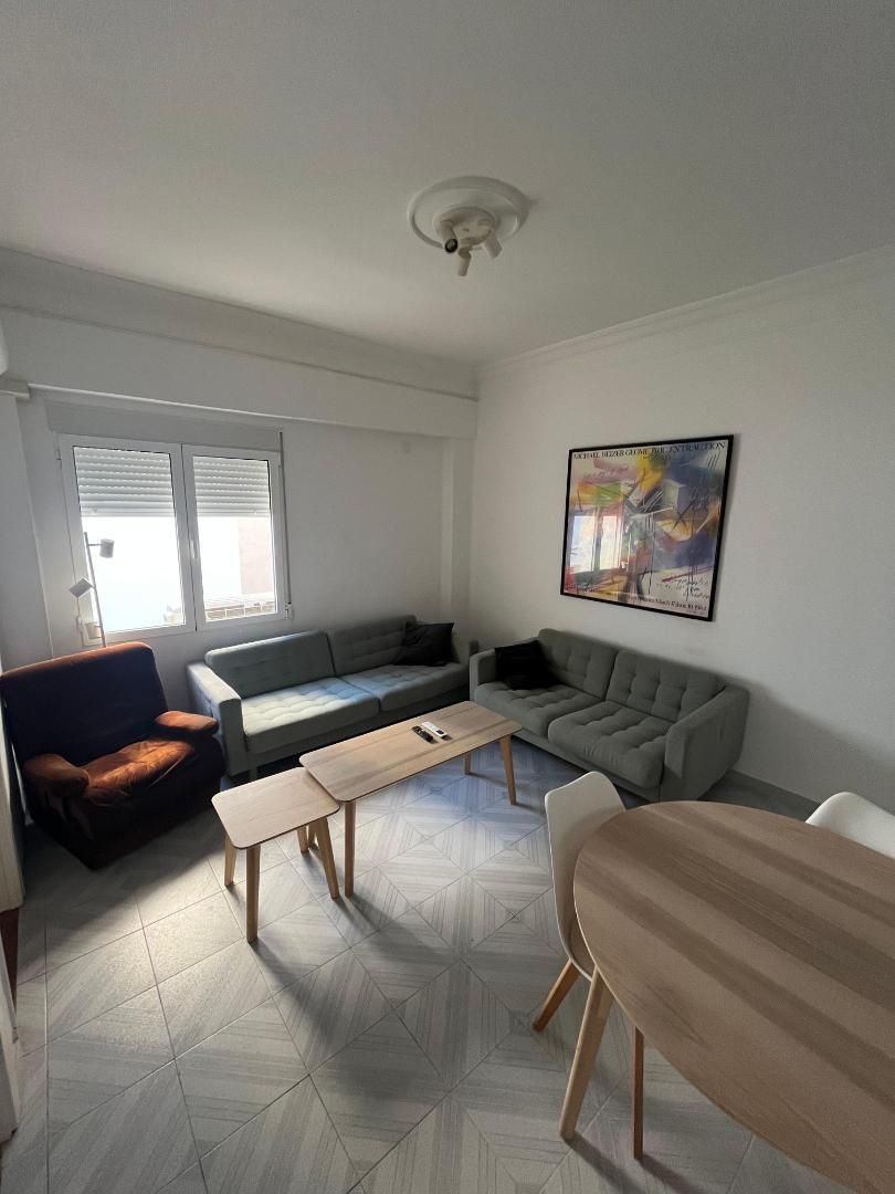 Living room of Flat to share in  Valencia Capital  with Air Conditioner, Heating and Terrace