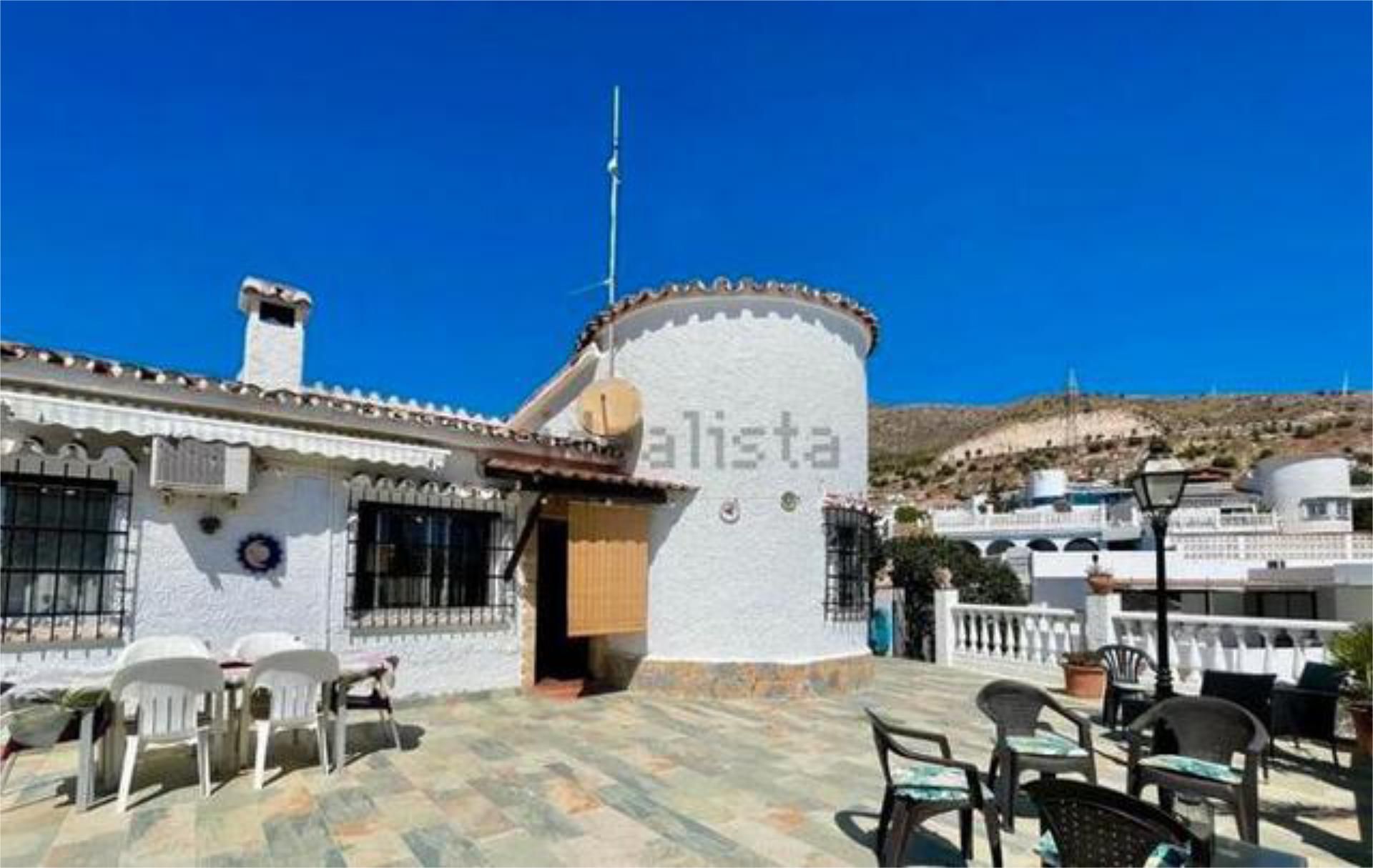 Exterior view of Single-family semi-detached for sale in Benalmádena  with Terrace and Swimming Pool