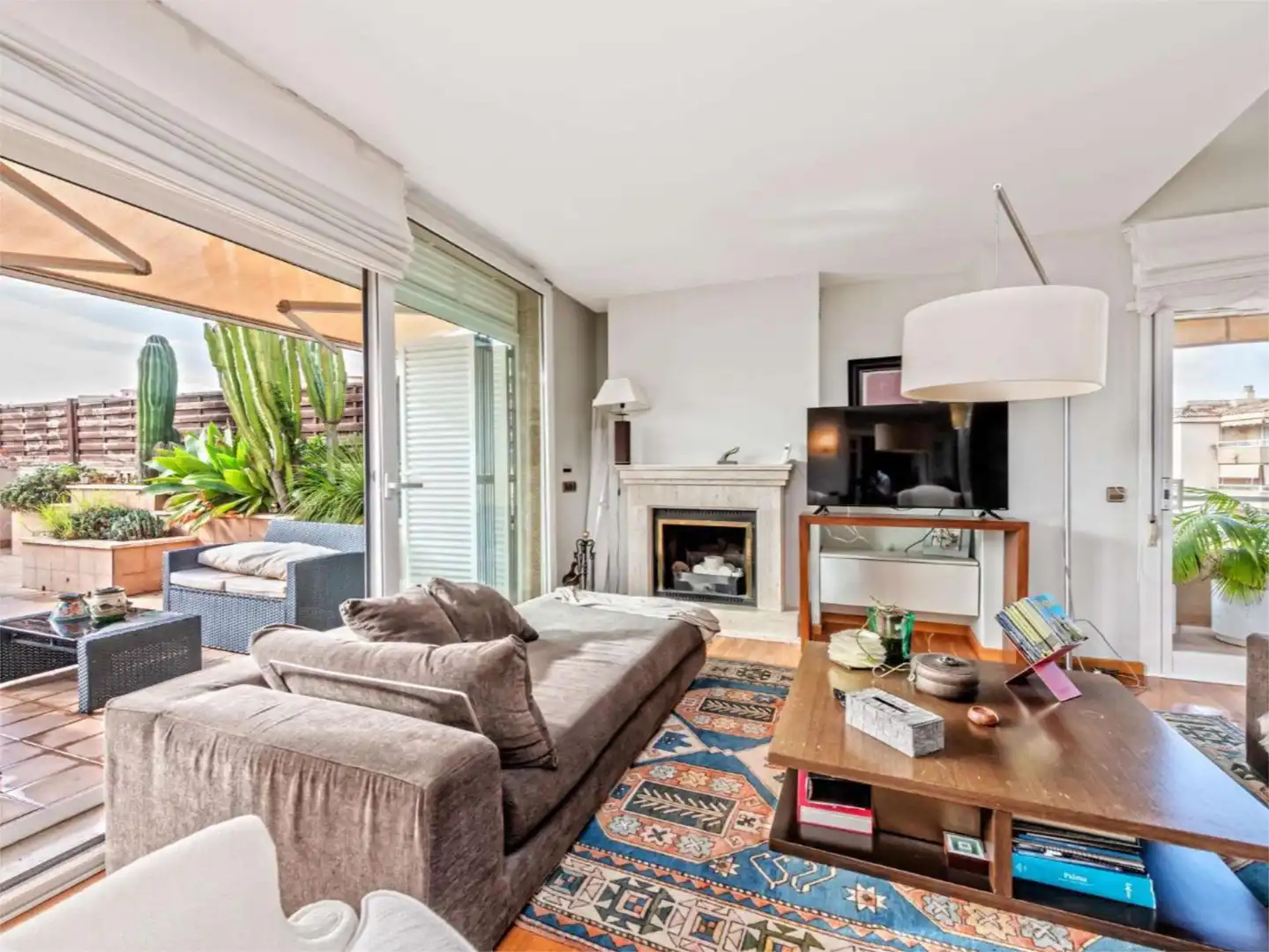 Sala de estar de Piso en venta en  Palma de Mallorca con Aire acondicionado, Terraza y Piscina
