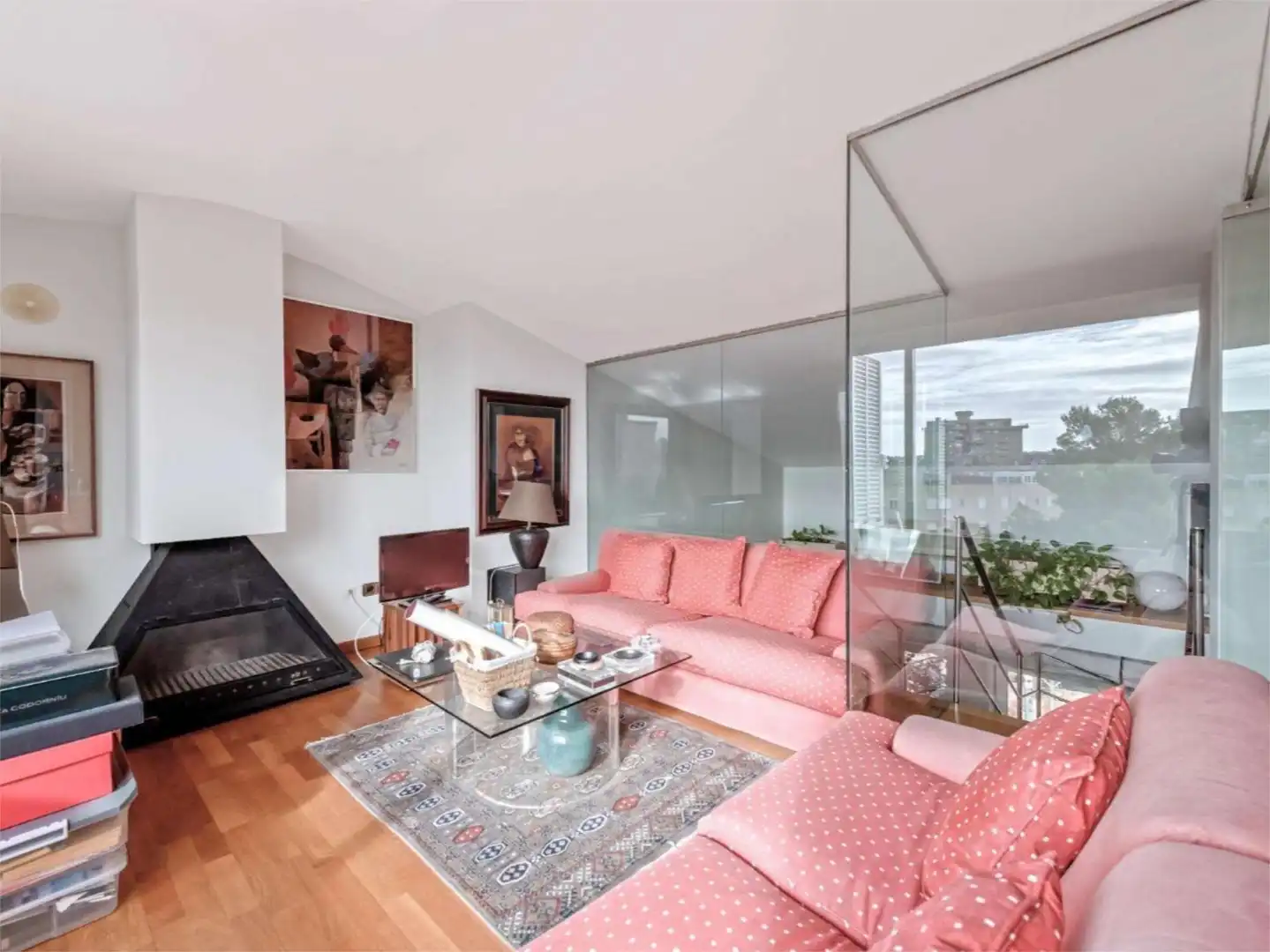 Sala de estar de Piso en venta en  Palma de Mallorca con Aire acondicionado, Terraza y Piscina