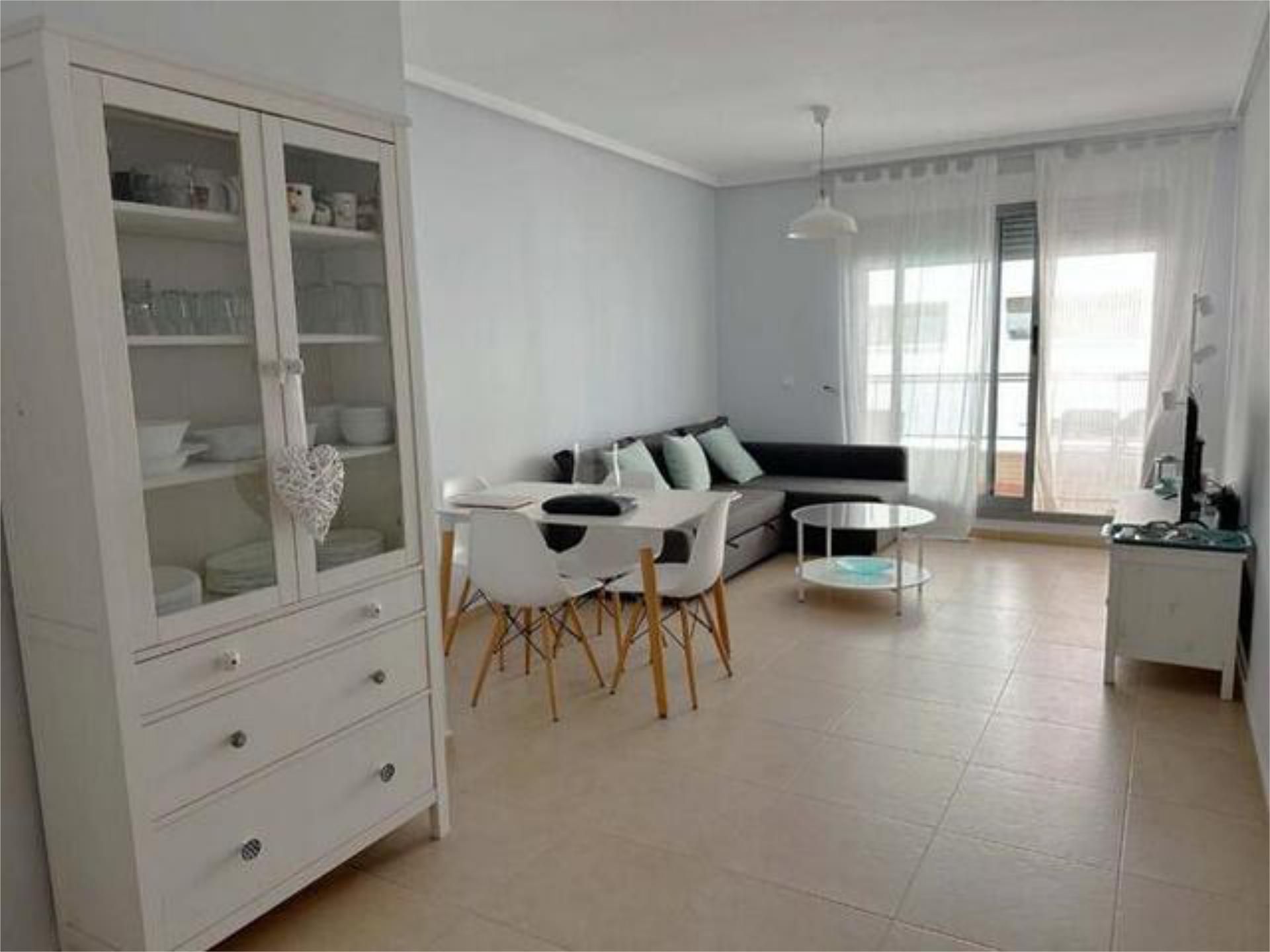 Sala d'estar de Apartament de lloguer en Calpe / Calp amb Terrassa i Piscina