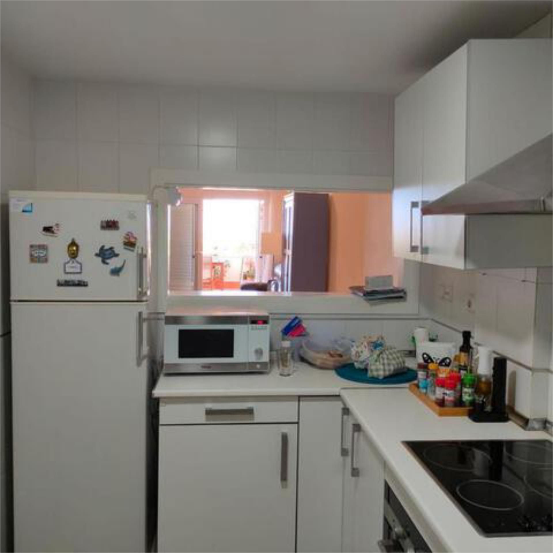 Kitchen of Flat to rent in Garrucha  with Heating, Private garden and Terrace