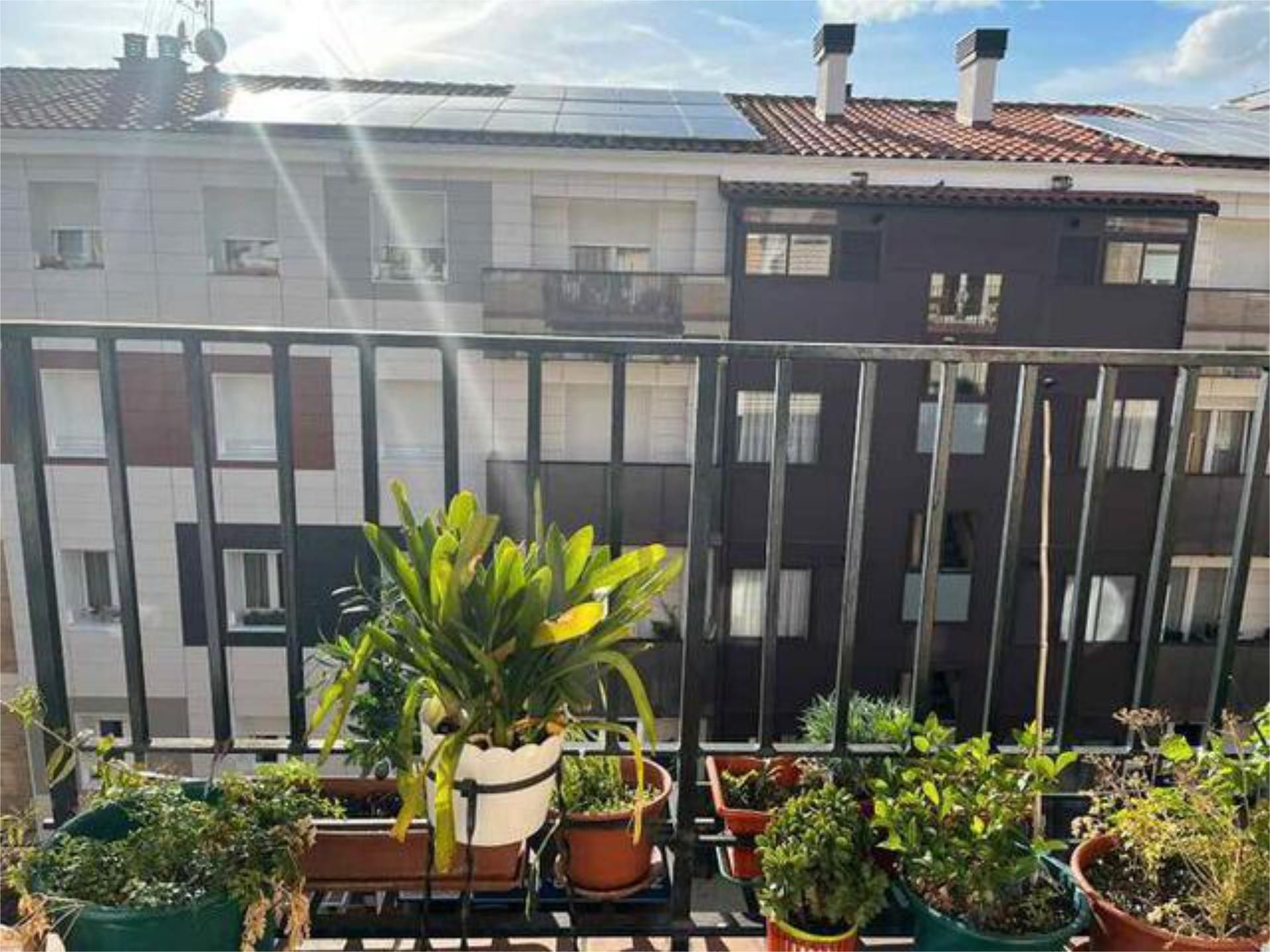 Flat for sale in San Jorge Balcony of Flat for sale in  Pamplona / Iruña  with Heating, Terrace and Furnished