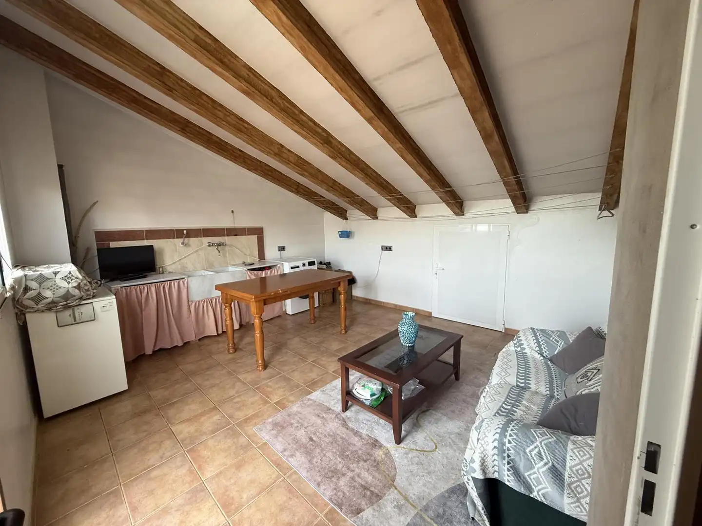 Sala de estar de Piso en venta en Navarrés con Aire acondicionado, Terraza y Balcón